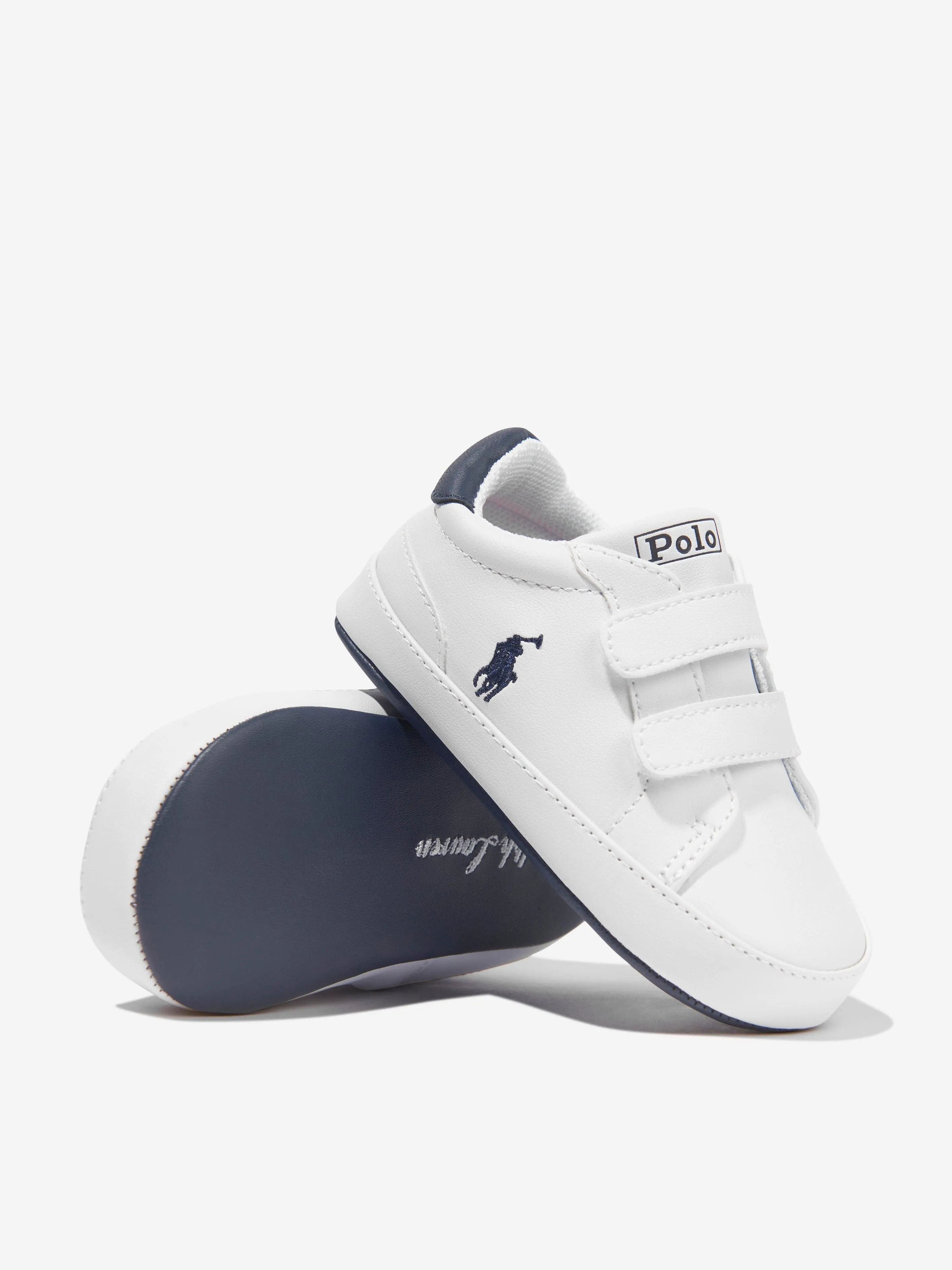 Ralph Lauren Baby Boys Heritage Court II Turnschuhe in Weiß