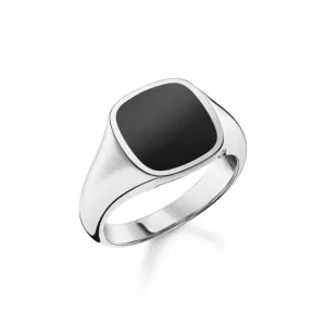 Rebel At Heart Schwarzer Ring TR2332-024-11 Thomas Sabo Ringe