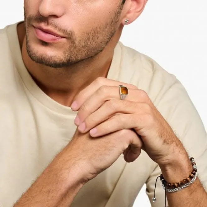 Rebel At Heart Tigerauge Ring TR2332-045-2 Thomas Sabo Ringe