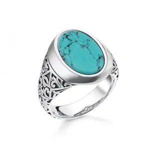 Rebel At Heart Türkis Ring TR2242-878-17 Thomas Sabo Ringe