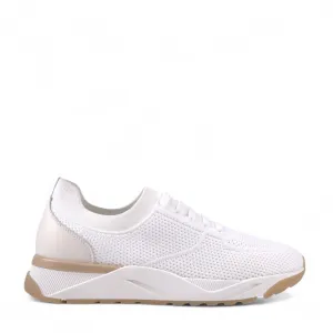 Ronaldo Weiße Gestrickte Sneaker