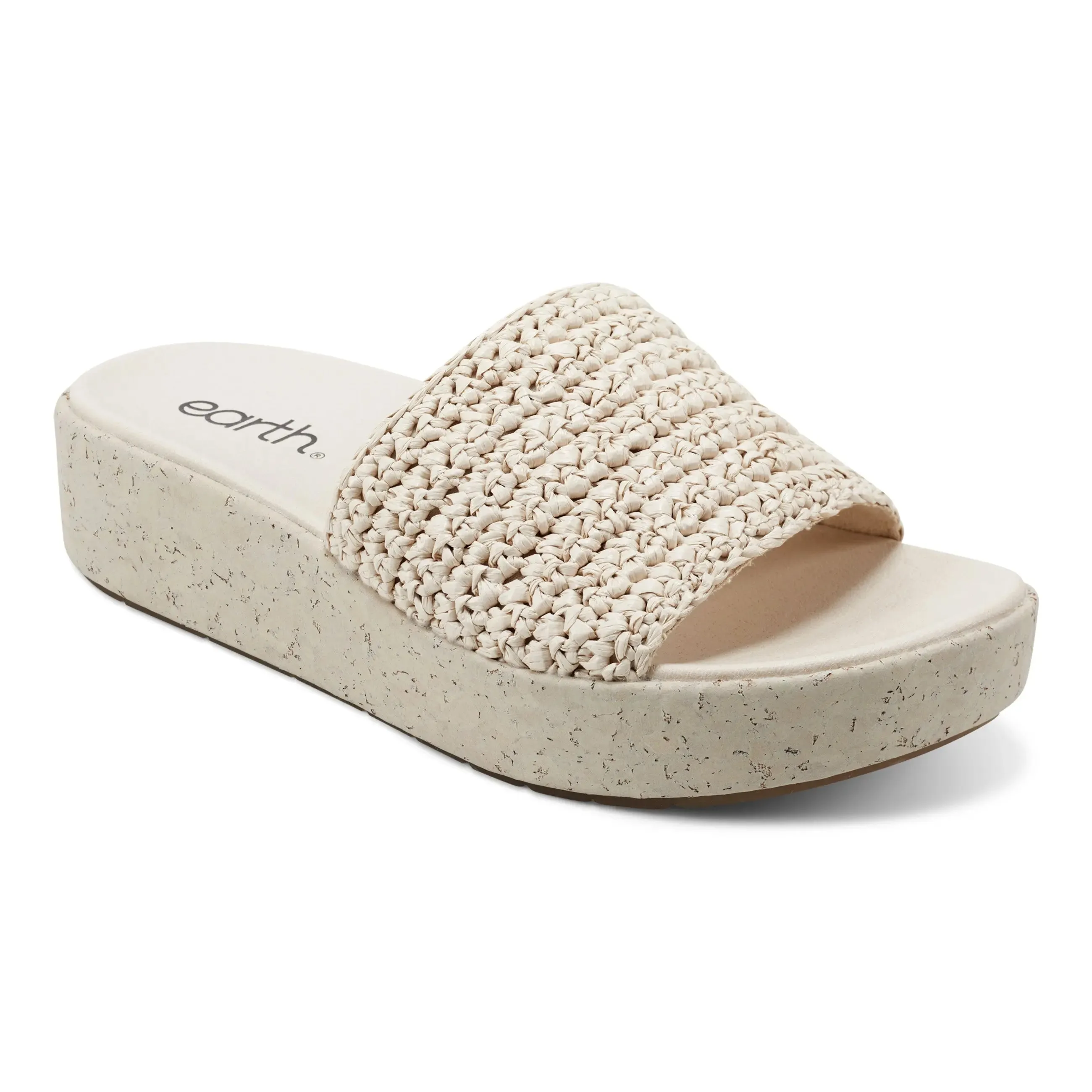 Sachan Bequeme Slip-On Keilabsatz Plateausandalen
