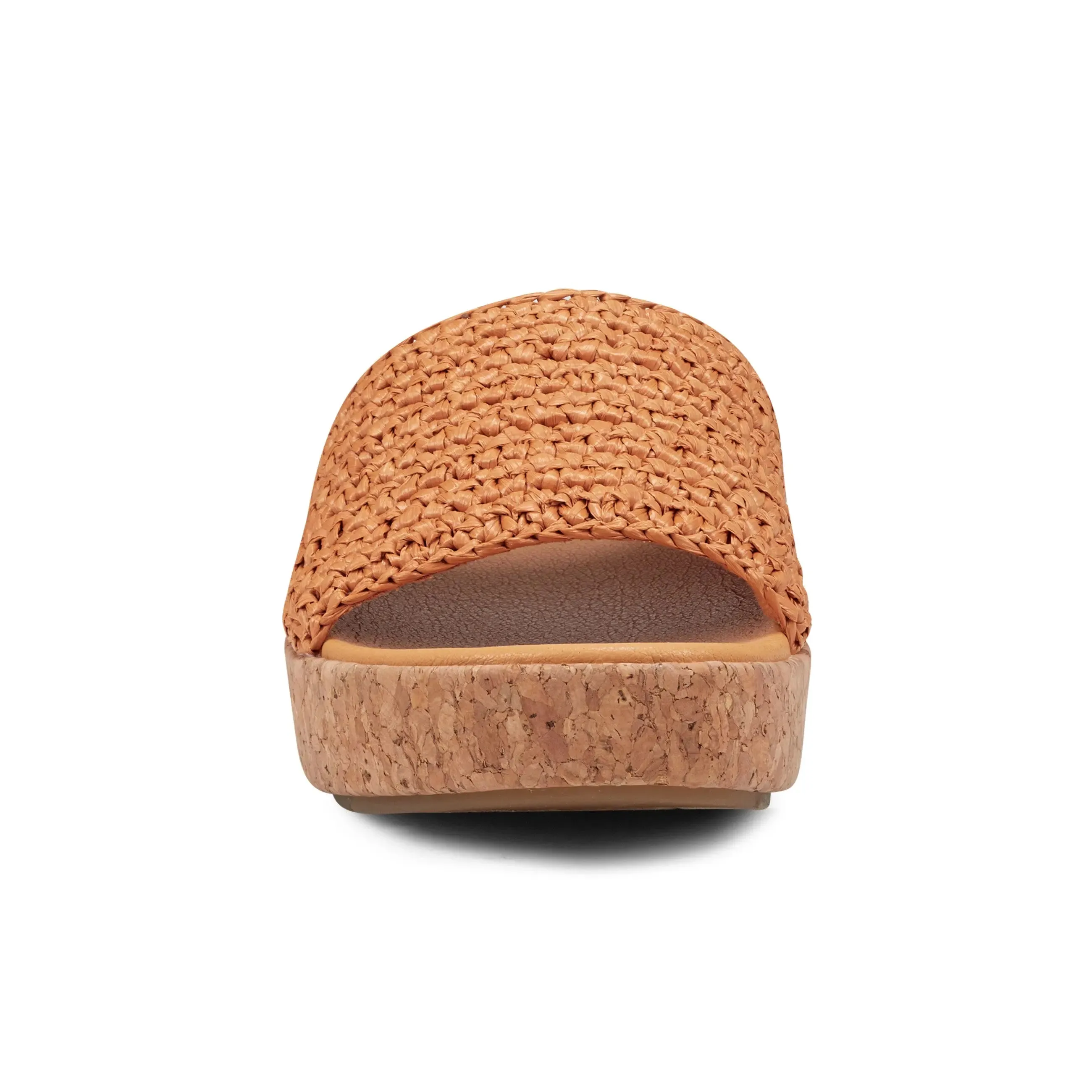 Sachan Bequeme Slip-On Keilabsatz Plateausandalen