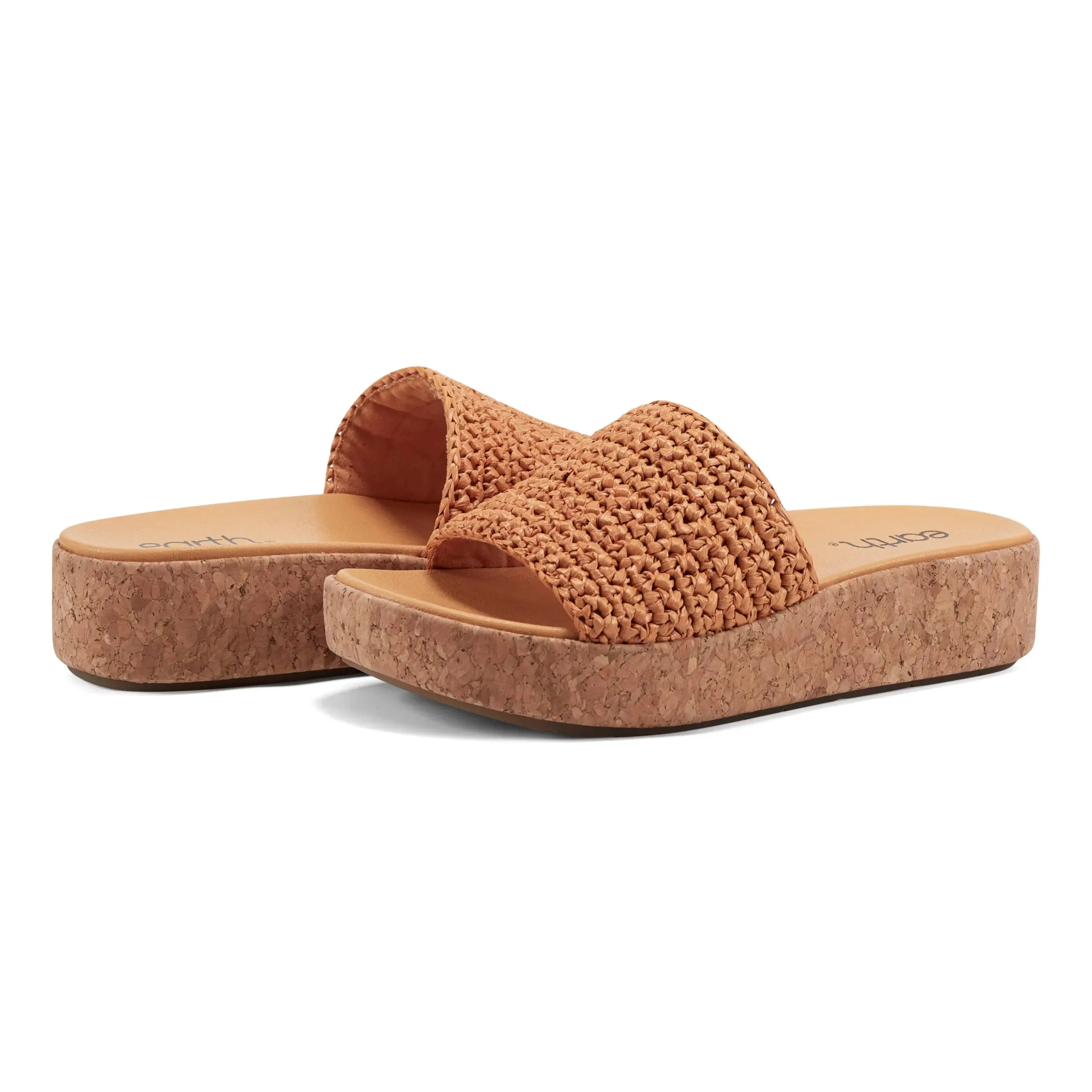 Sachan Bequeme Slip-On Keilabsatz Plateausandalen