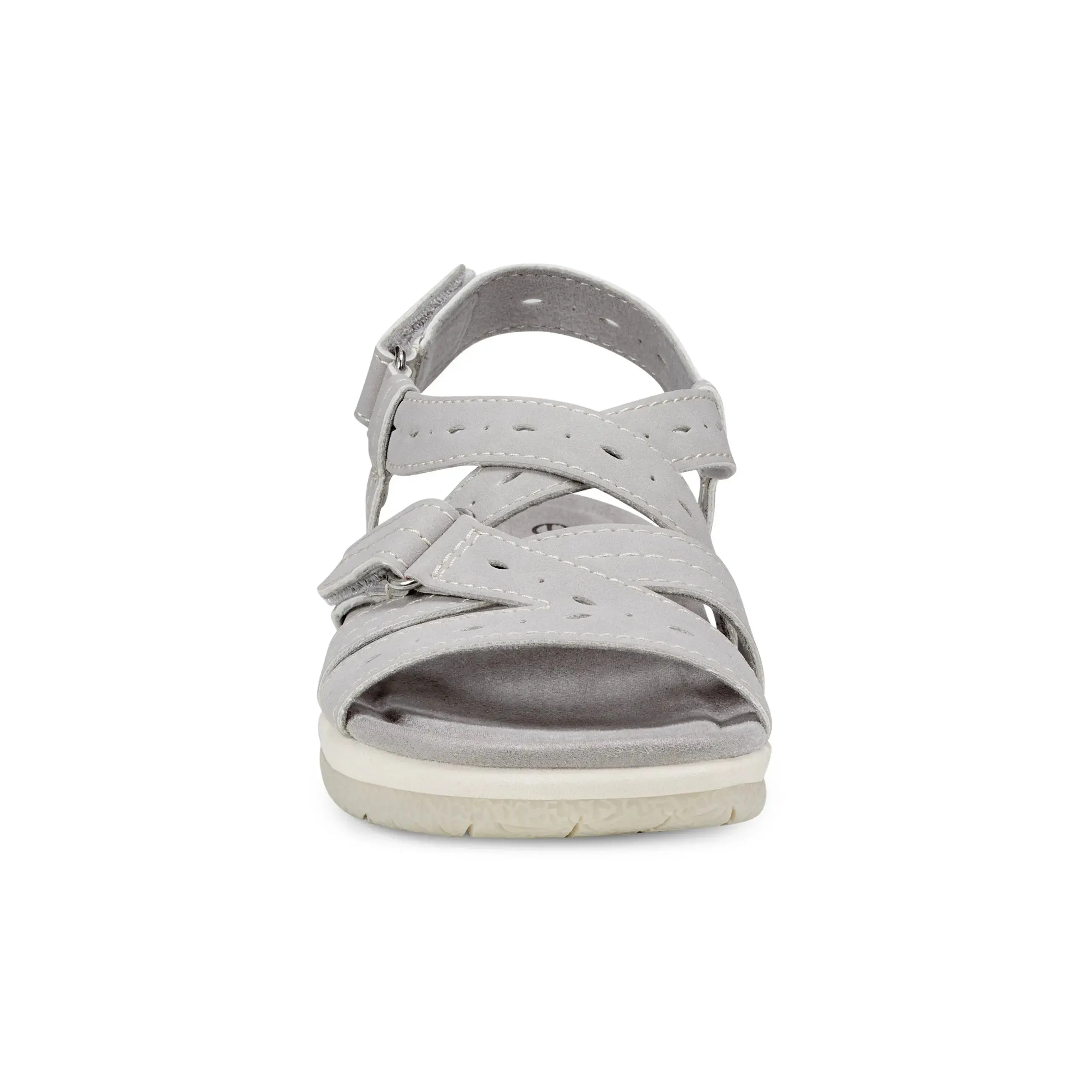 Samsin Rundspitze Riemchen Casual Flache Sandalen
