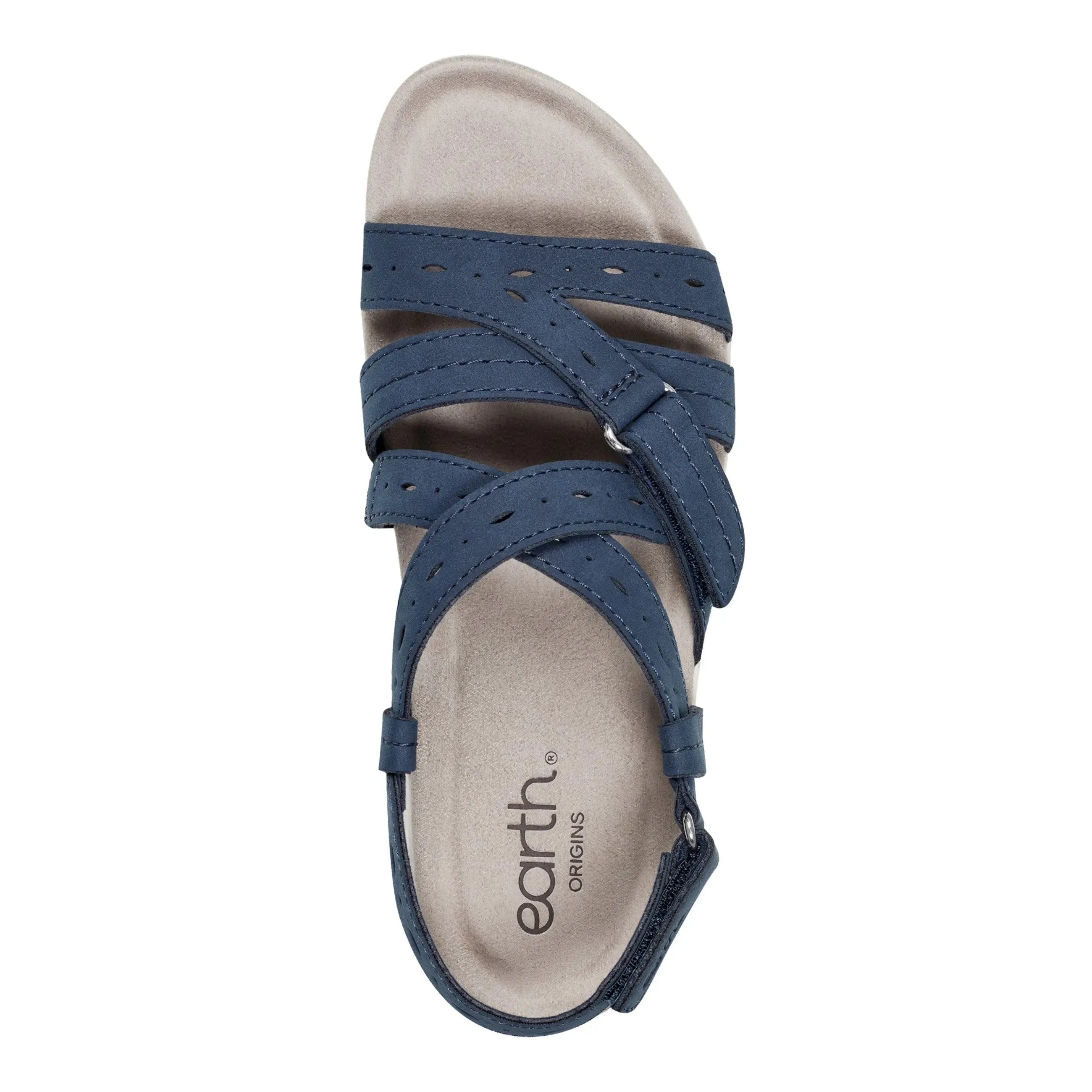 Samsin Rundspitze Riemchen Casual Flache Sandalen