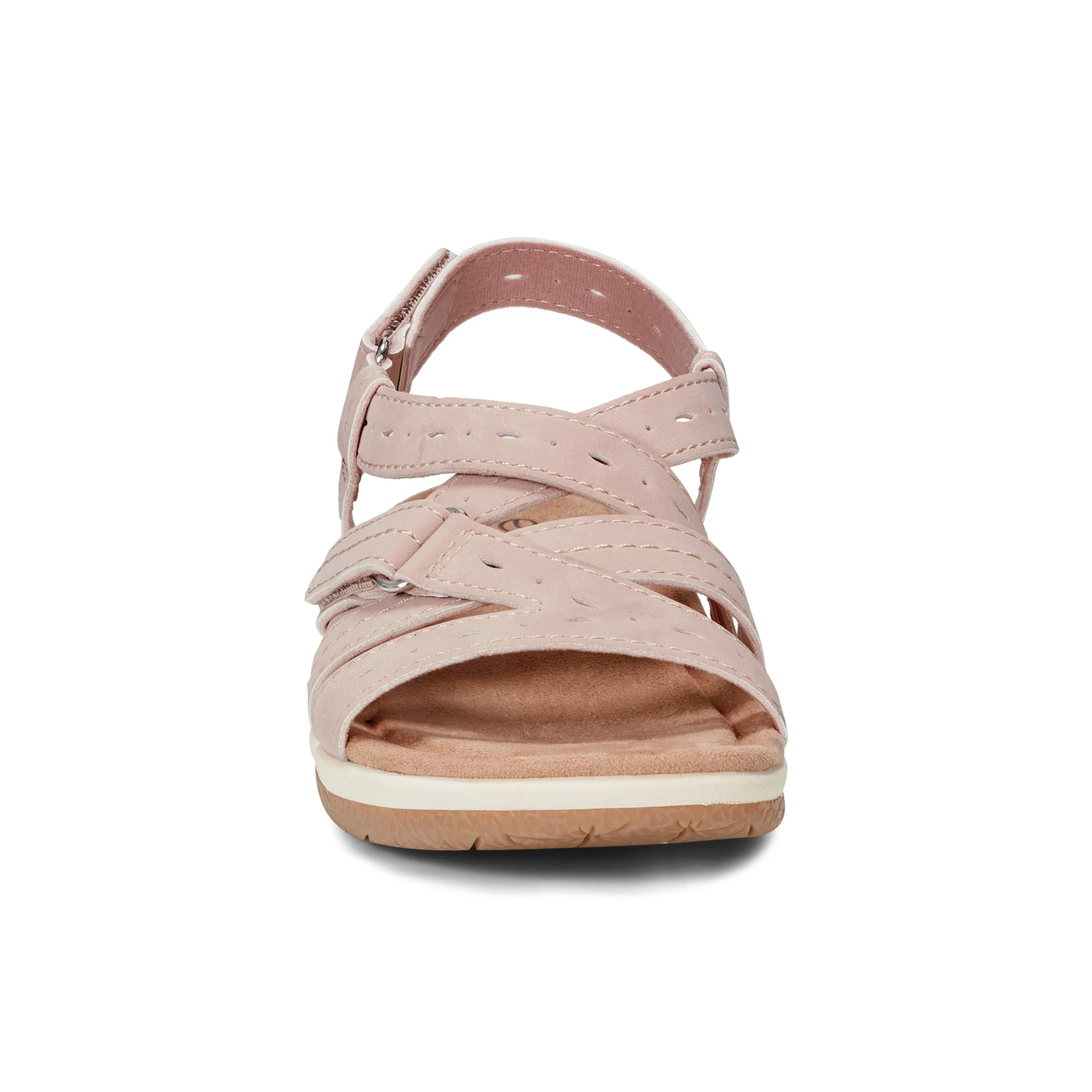Samsin Rundspitze Riemchen Casual Flache Sandalen