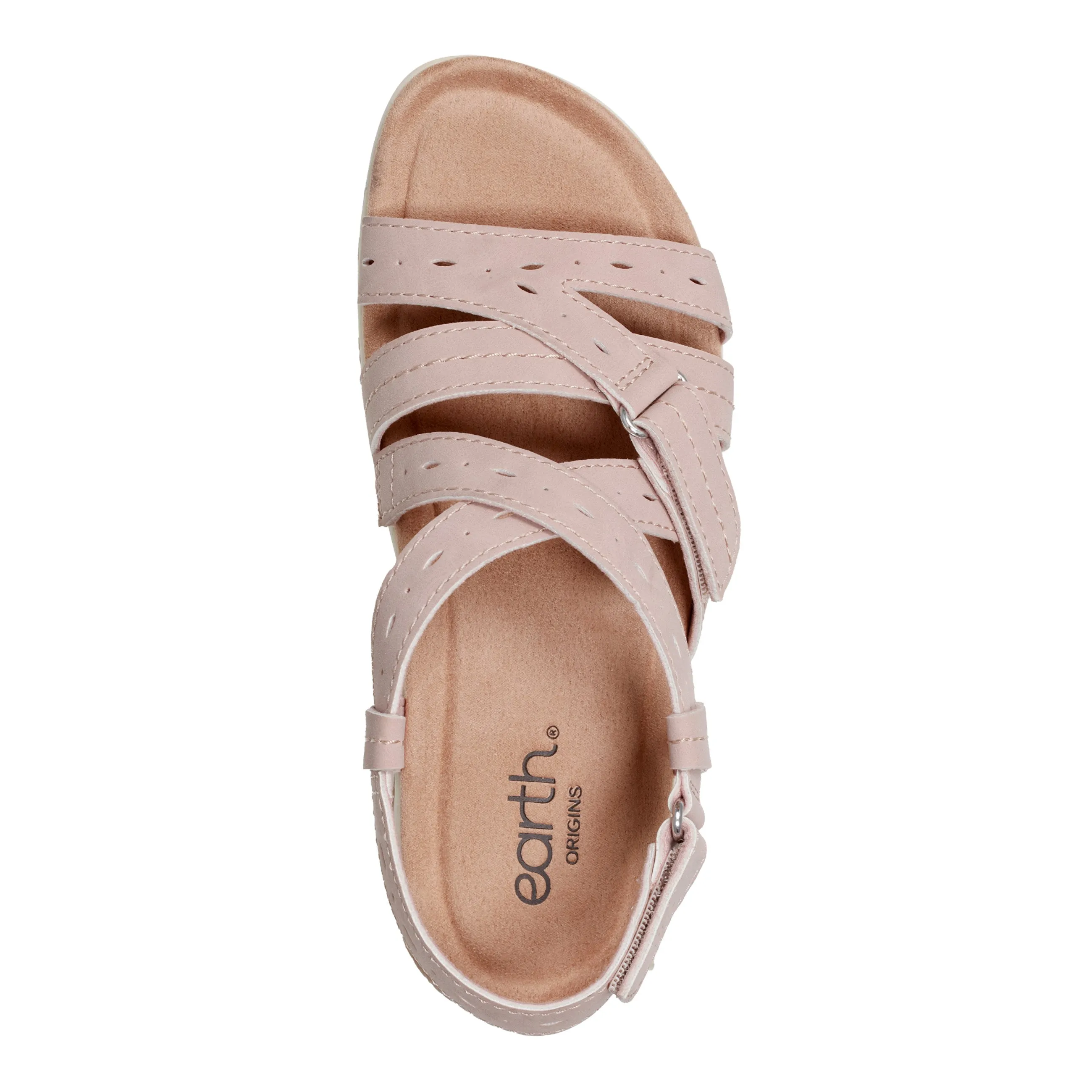 Samsin Rundspitze Riemchen Casual Flache Sandalen