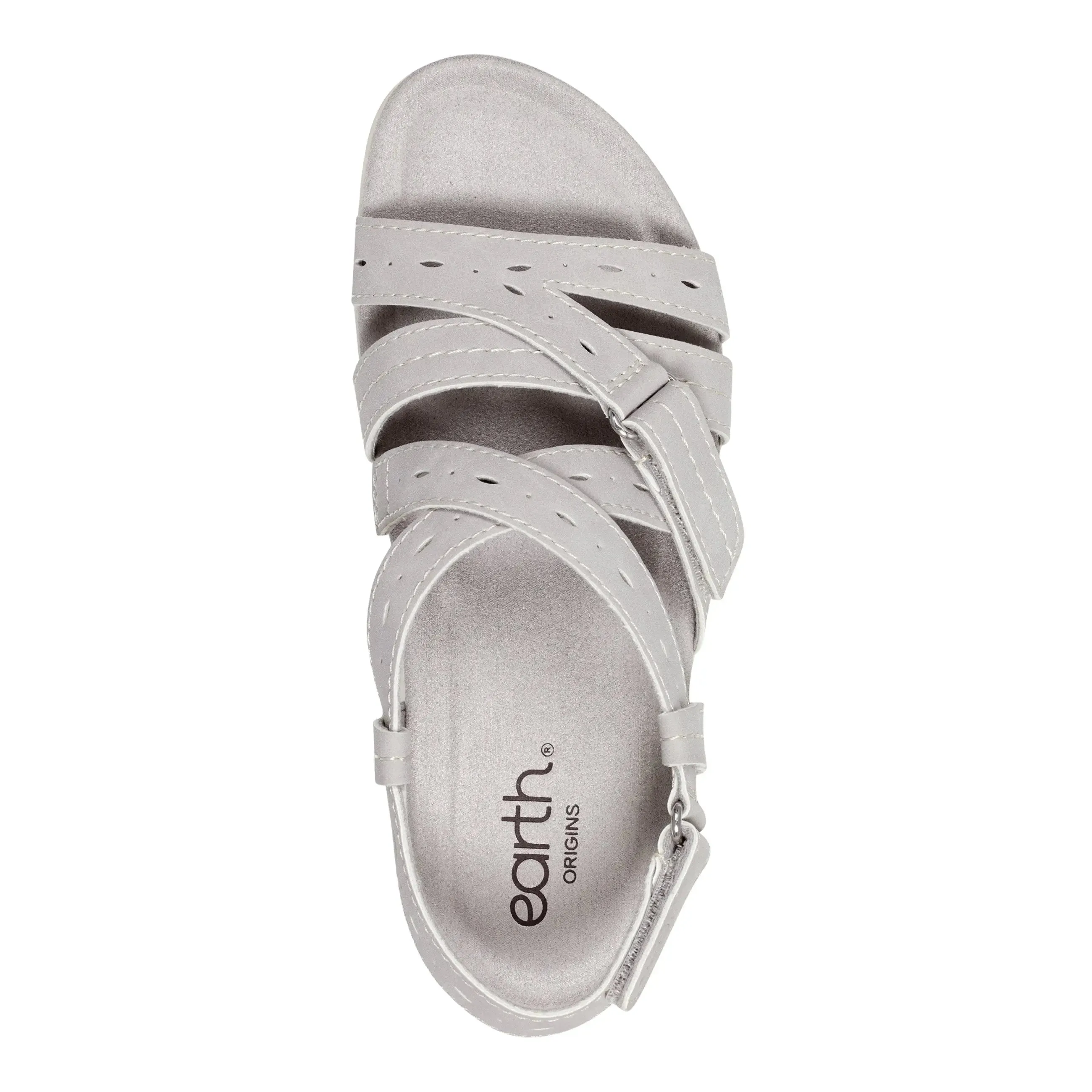 Samsin Rundspitze Riemchen Casual Flache Sandalen
