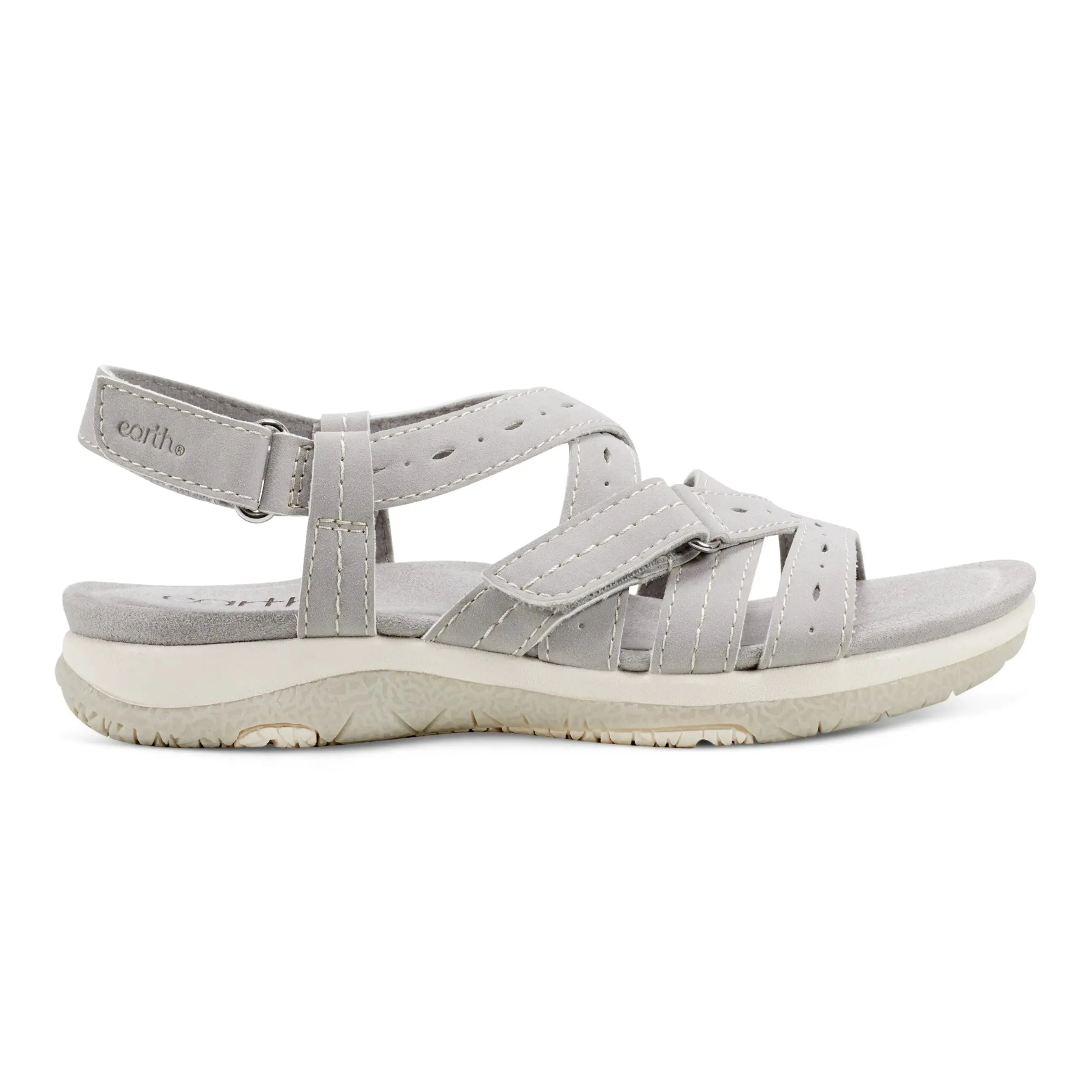 Samsin Rundspitze Riemchen Casual Flache Sandalen