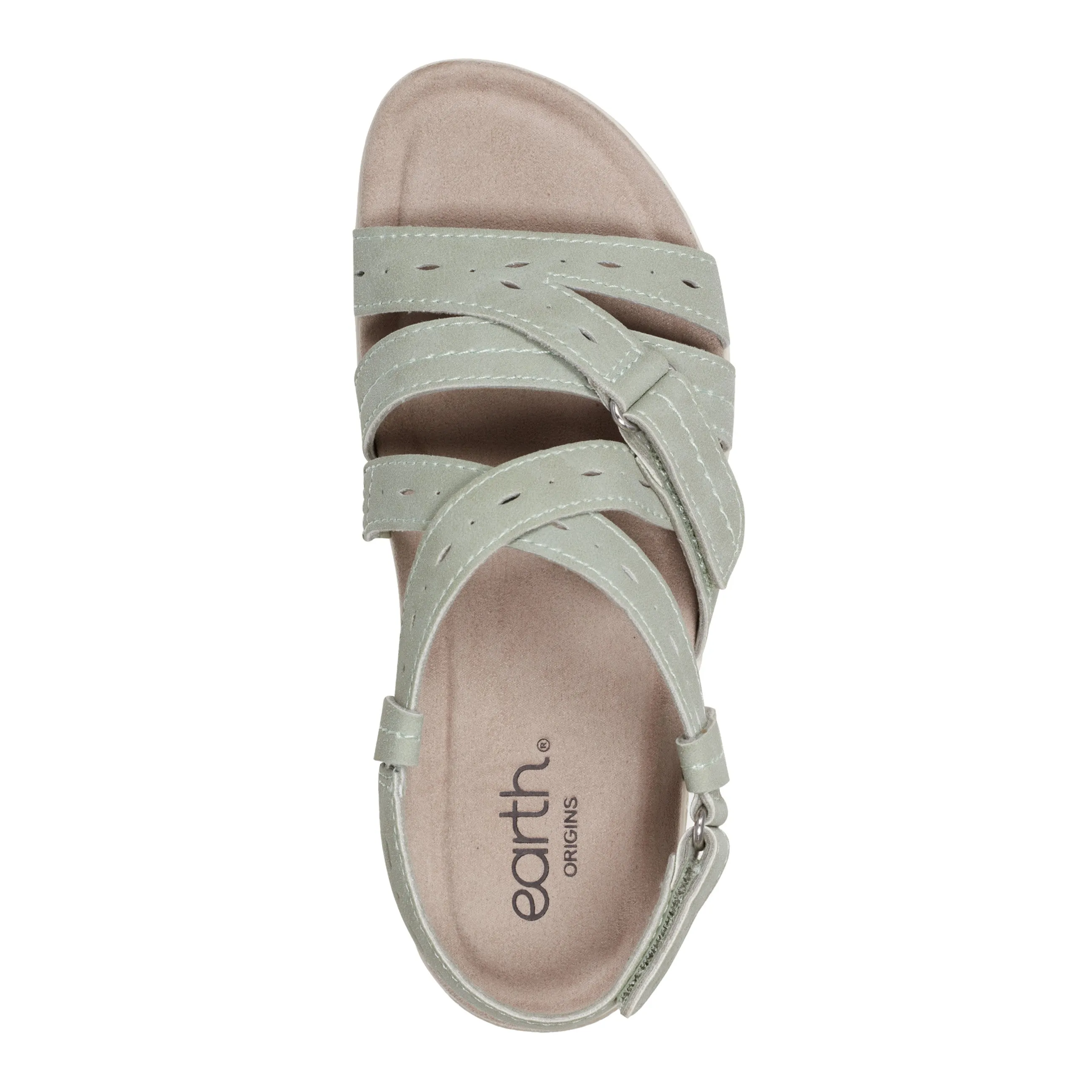 Samsin Rundspitze Riemchen Casual Flache Sandalen