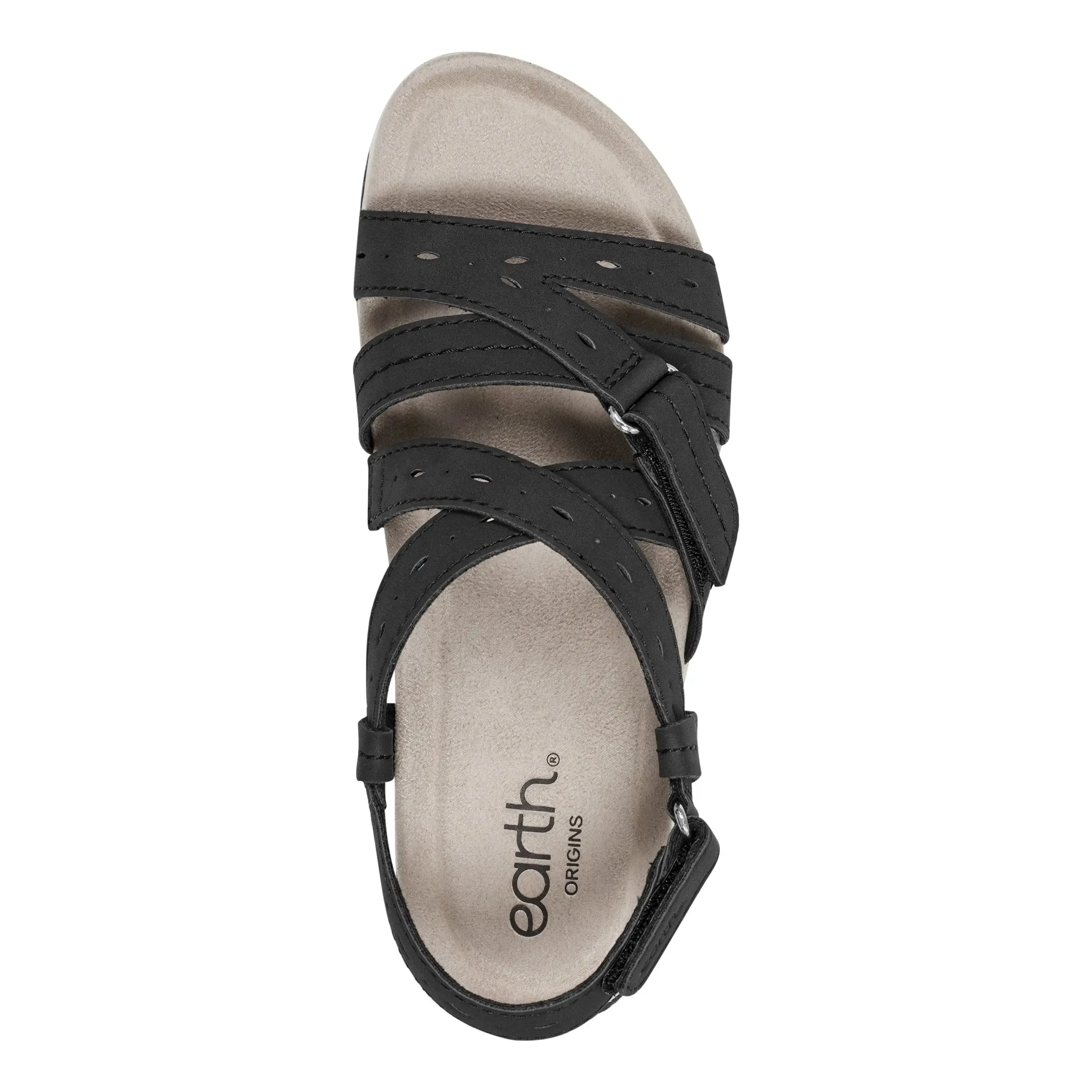 Samsin Rundspitze Riemchen Casual Flache Sandalen
