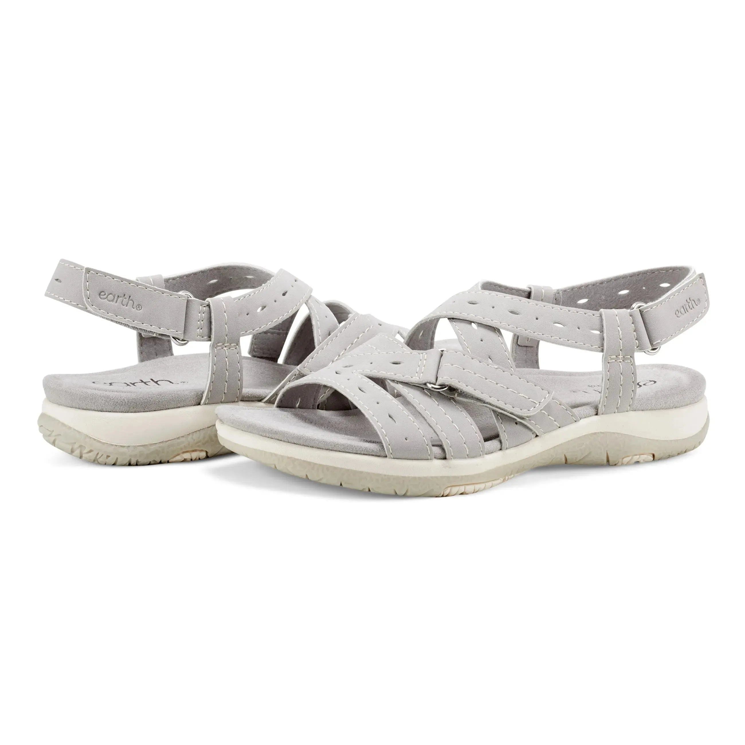 Samsin Rundspitze Riemchen Casual Flache Sandalen