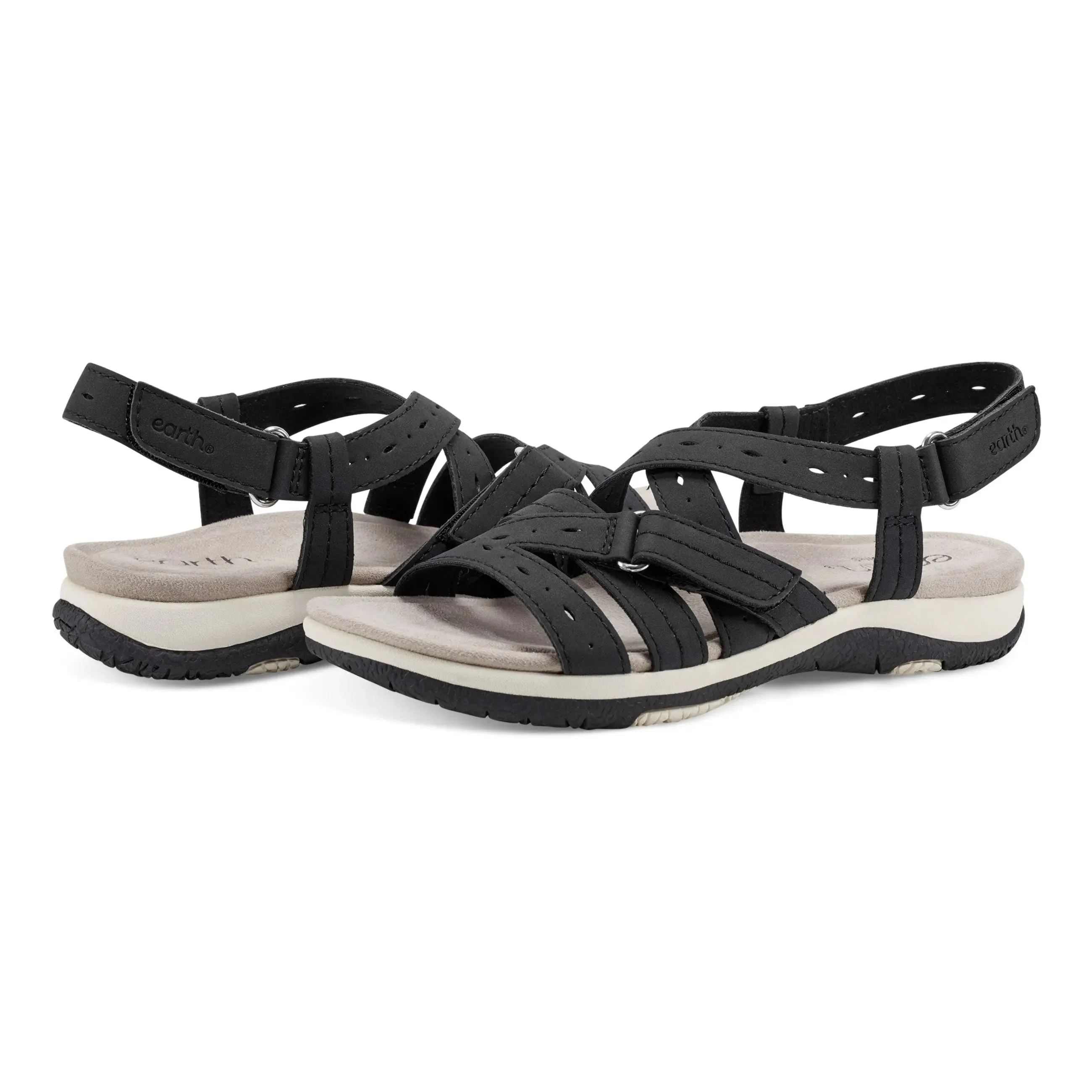 Samsin Rundspitze Riemchen Casual Flache Sandalen