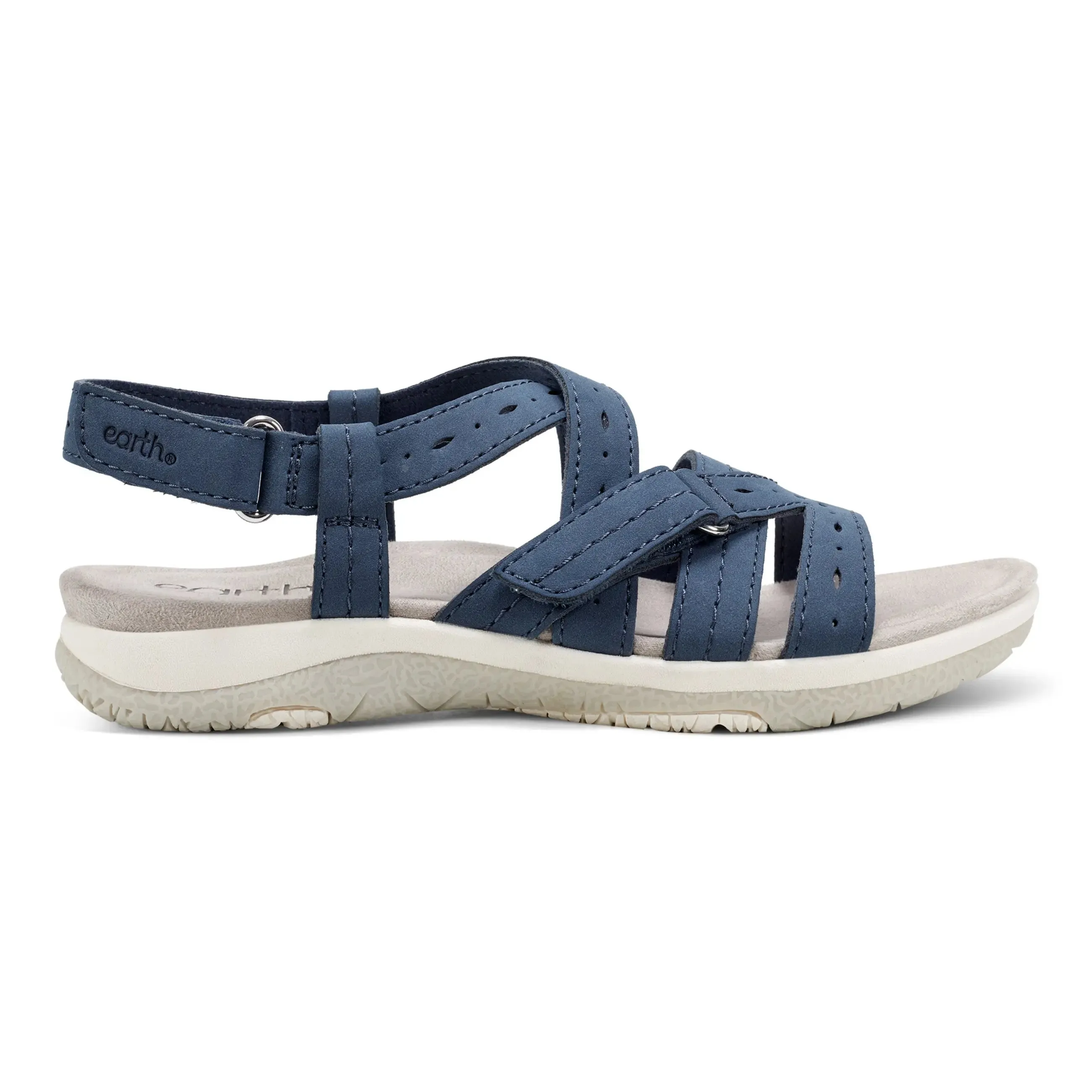 Samsin Rundspitze Riemchen Casual Flache Sandalen