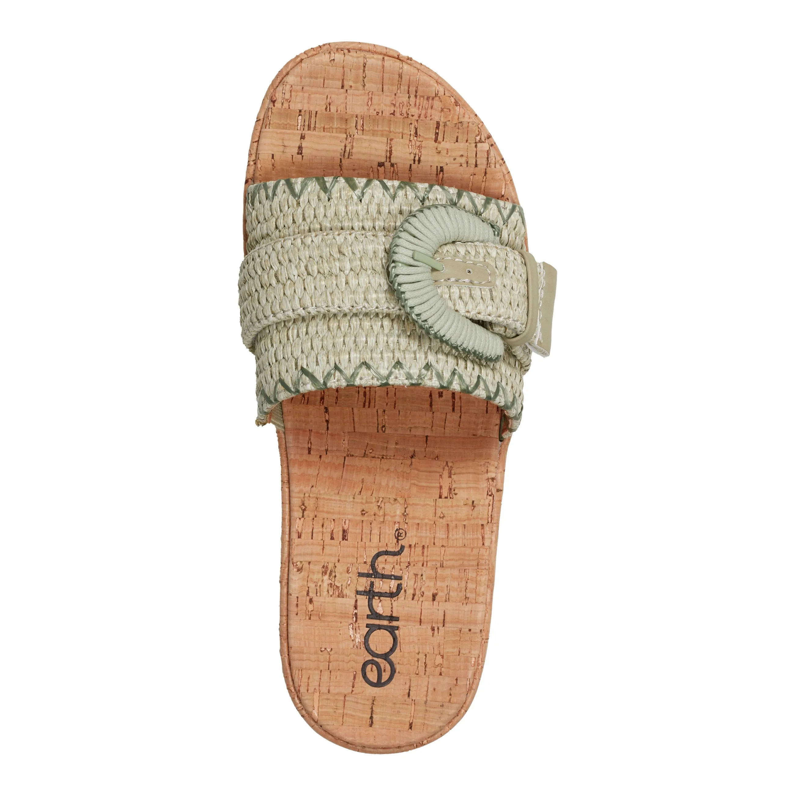 Samsy Bequeme Slip-On Keilabsatz Plateausandalen