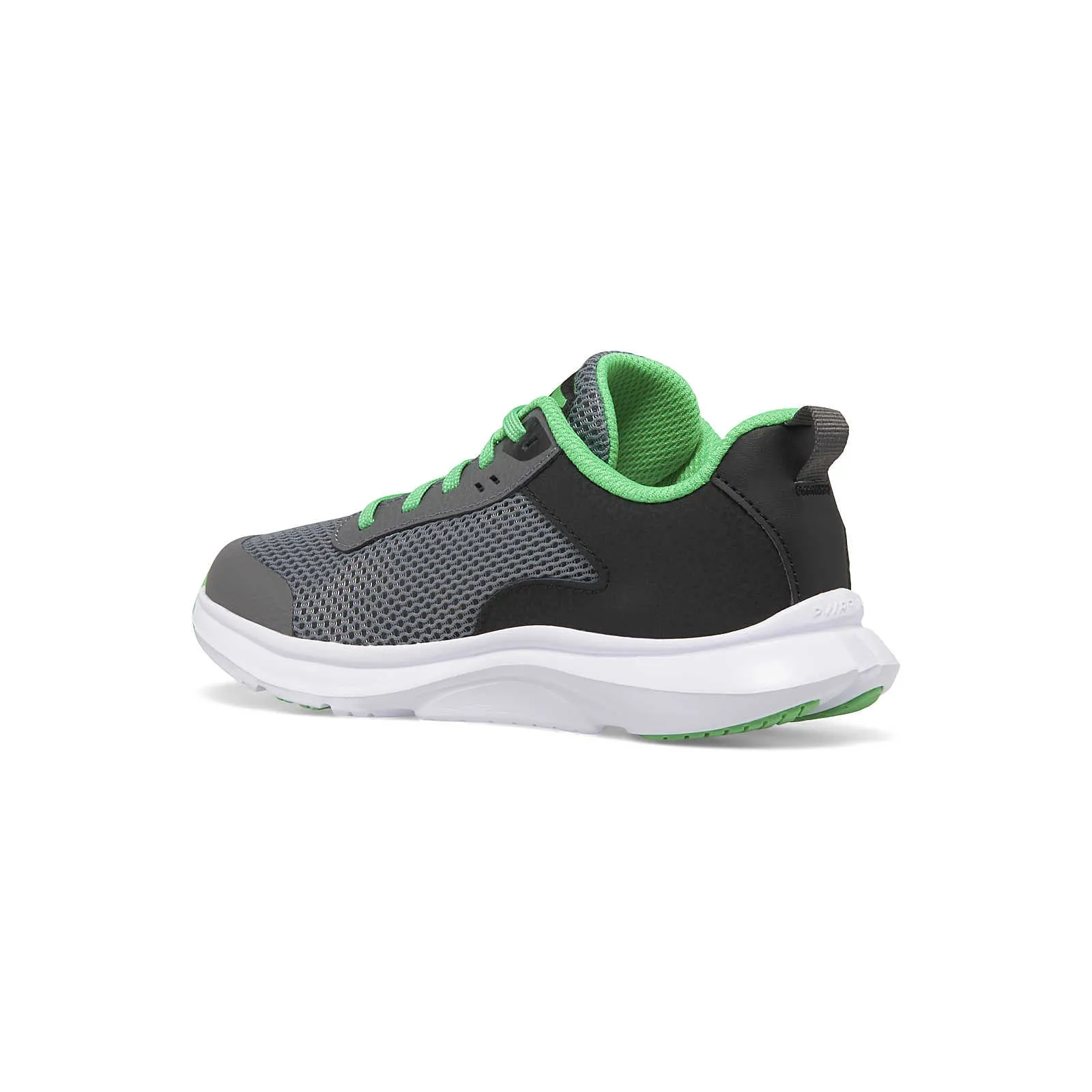 Saucony Schuhe Kinder Axon 3 Grau/Grün (1J-7J)