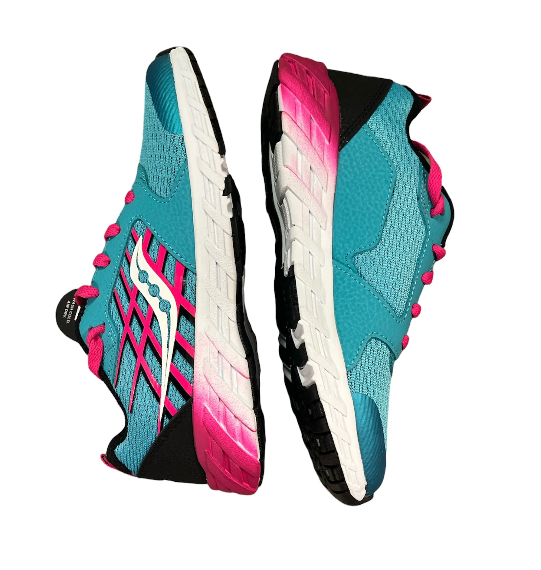 Saucony Schuhe Wind 2.0 Türkis/Rosa/Schwarz (13c-6j)