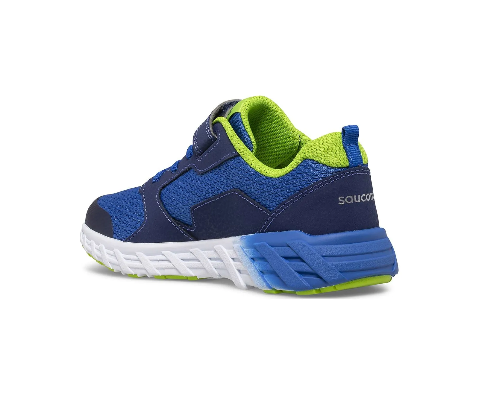 Saucony Schuhe Wind A/C 2.0 Blau/Grün (10.5c-4y)