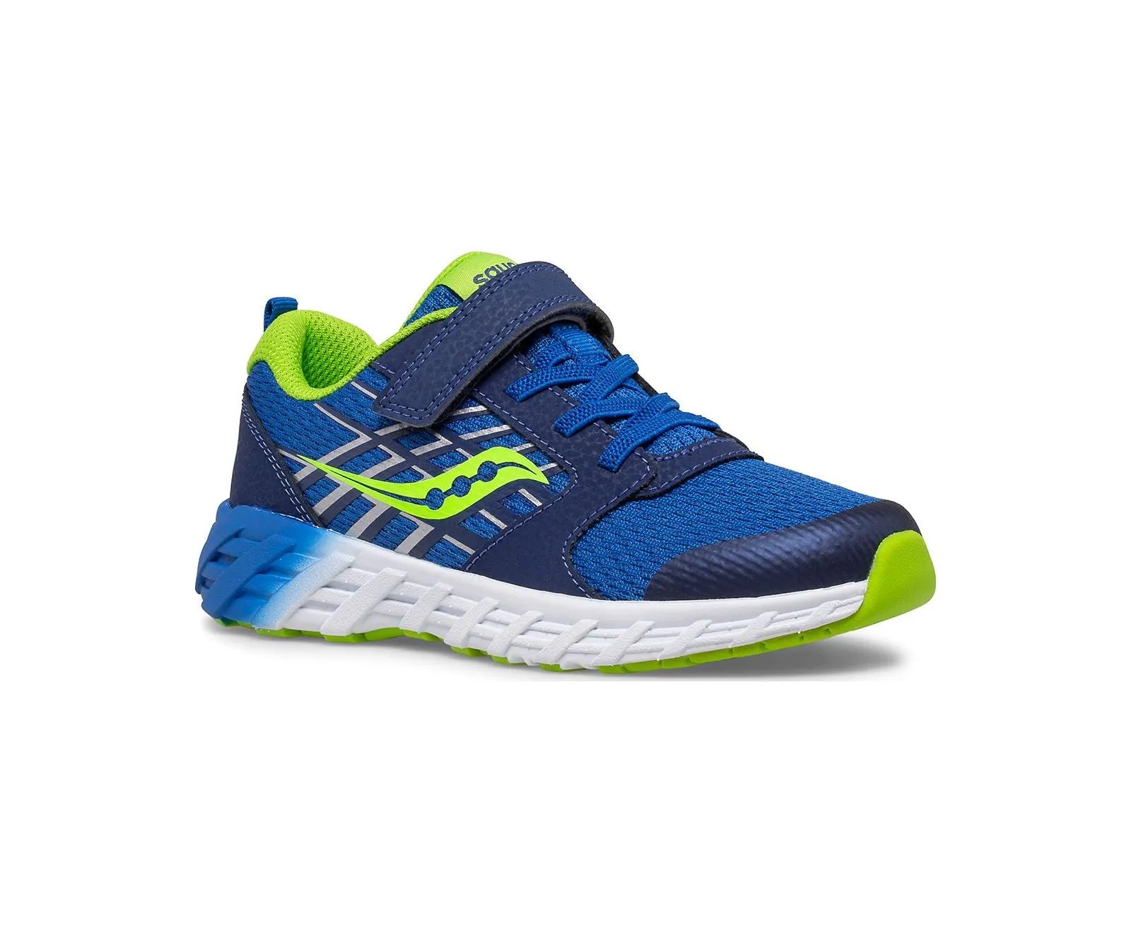 Saucony Schuhe Wind A/C 2.0 Blau/Grün (10.5c-4y)