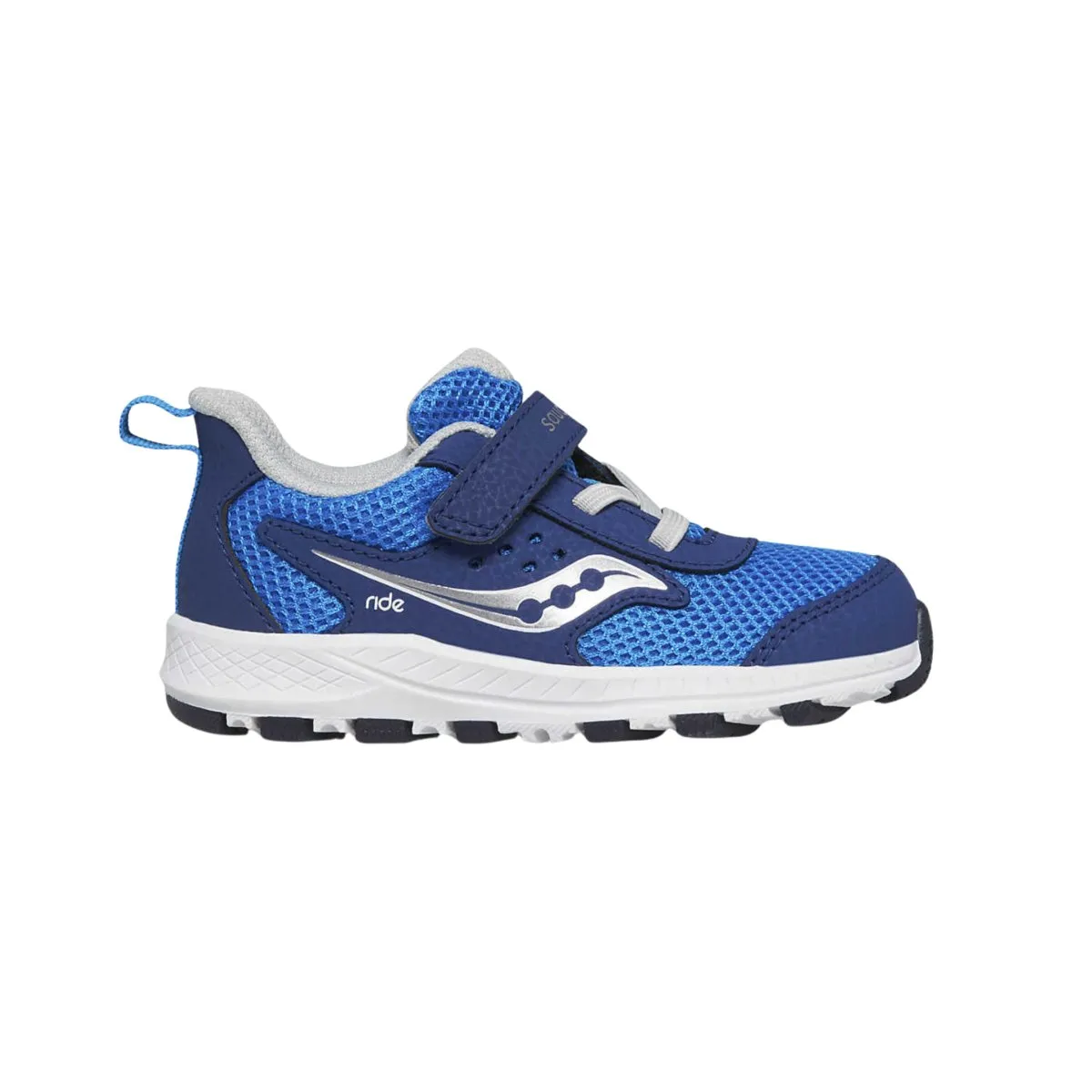 Saucony Kleinkind-Ride 10 Jr Blau/Silber