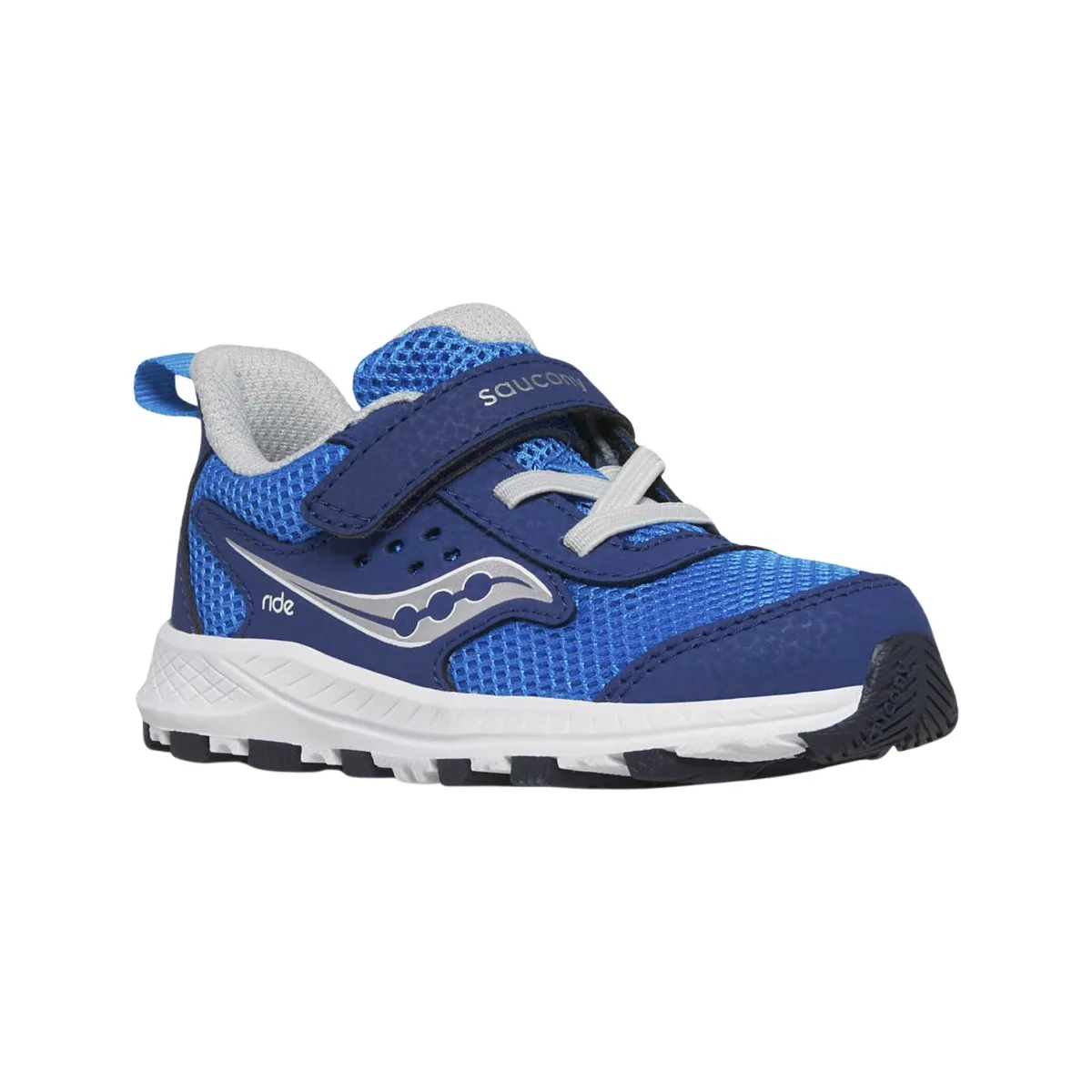 Saucony Kleinkind-Ride 10 Jr Blau/Silber