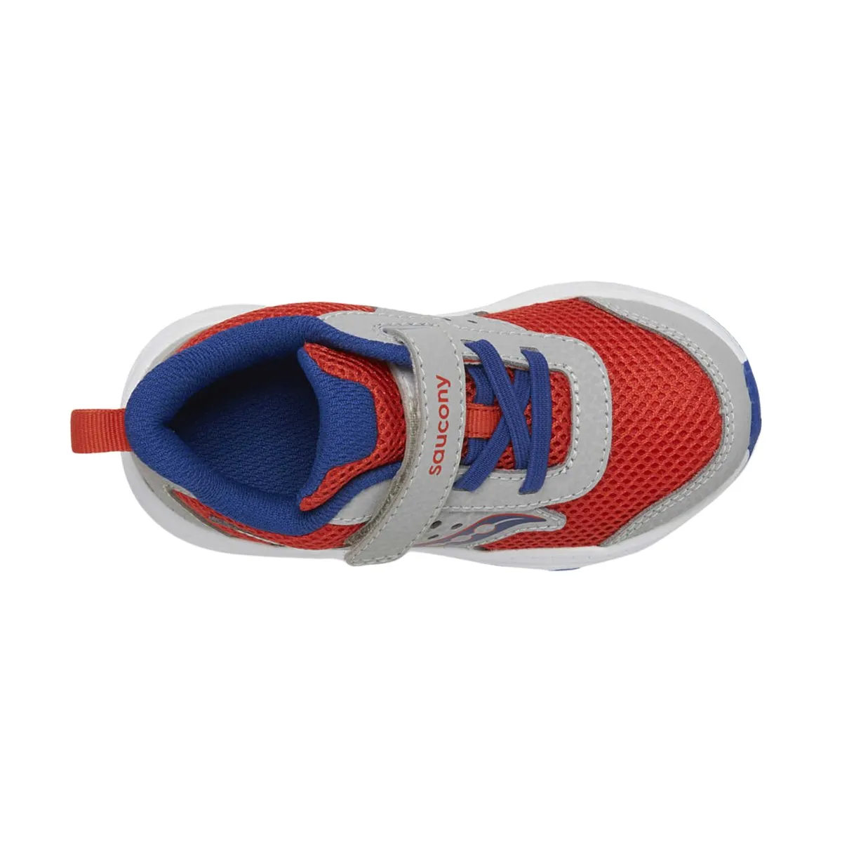 Saucony Kleinkind-Ride 10 Jr Grau/Blau/Rot