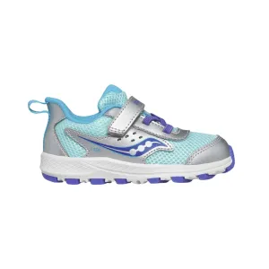 Saucony Kleinkind-Ride 10 Jr Silber/Türkis