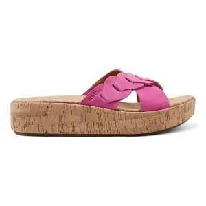 Scotti Bequeme Slip-On Keilabsatz Plateausandalen