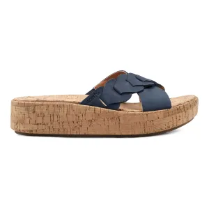 Scotti Bequeme Slip-On Keilabsatz Plateausandalen