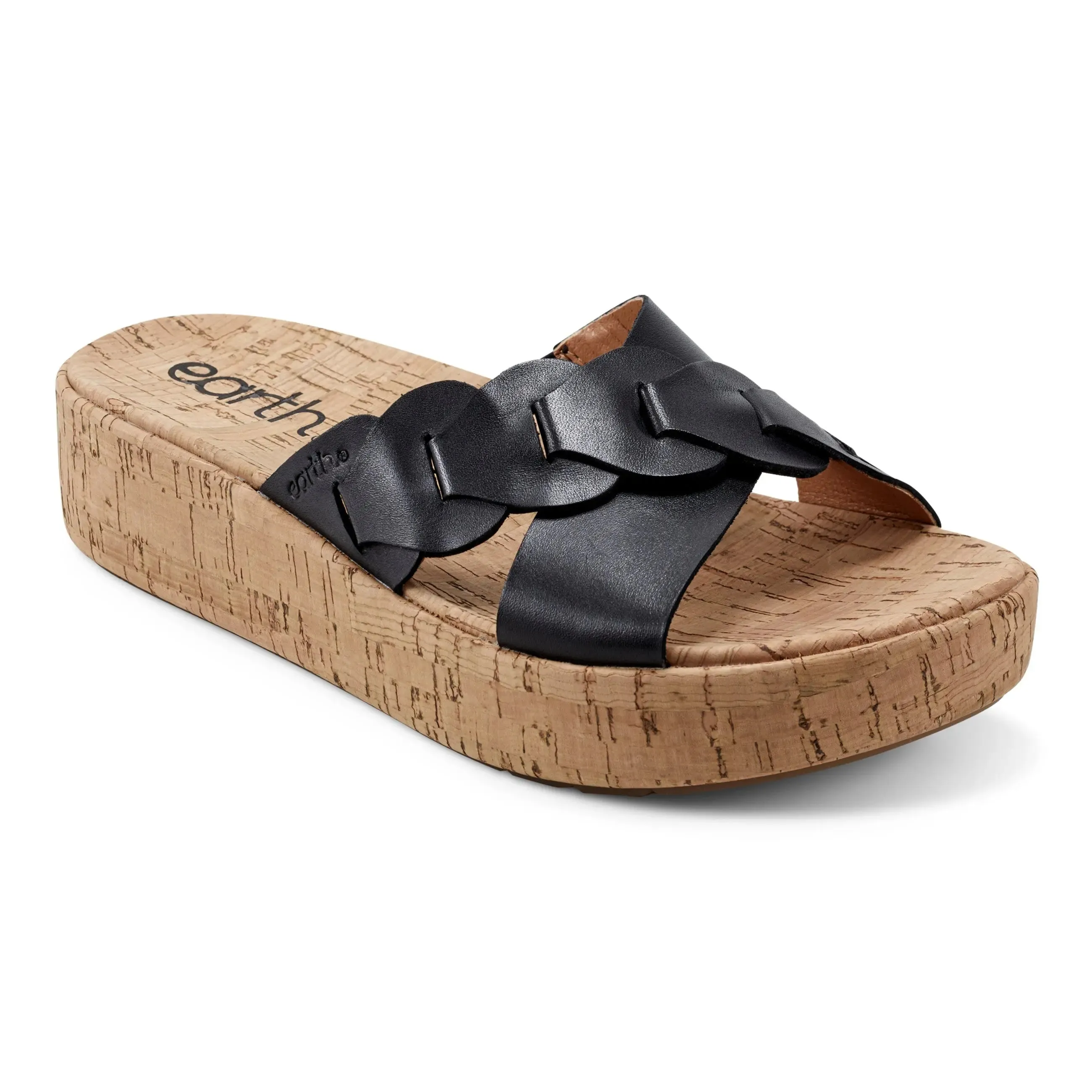 Scotti Bequeme Slip-On Keilabsatz Plateausandalen