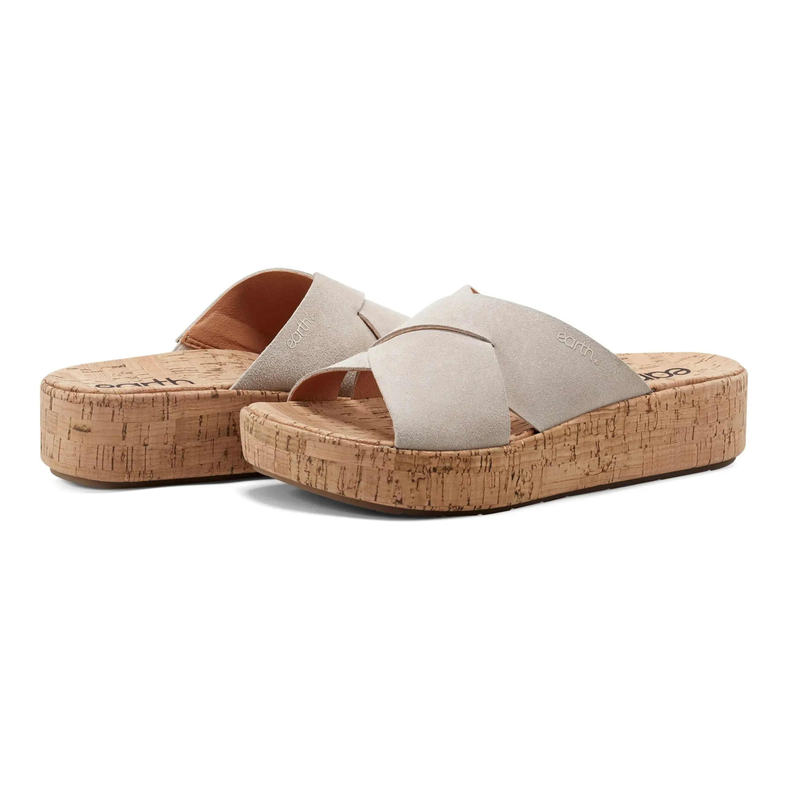 Scout Bequeme Slip-On Keilabsatz Plateausandalen