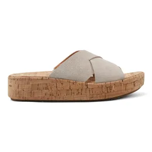 Scout Bequeme Slip-On Keilabsatz Plateausandalen