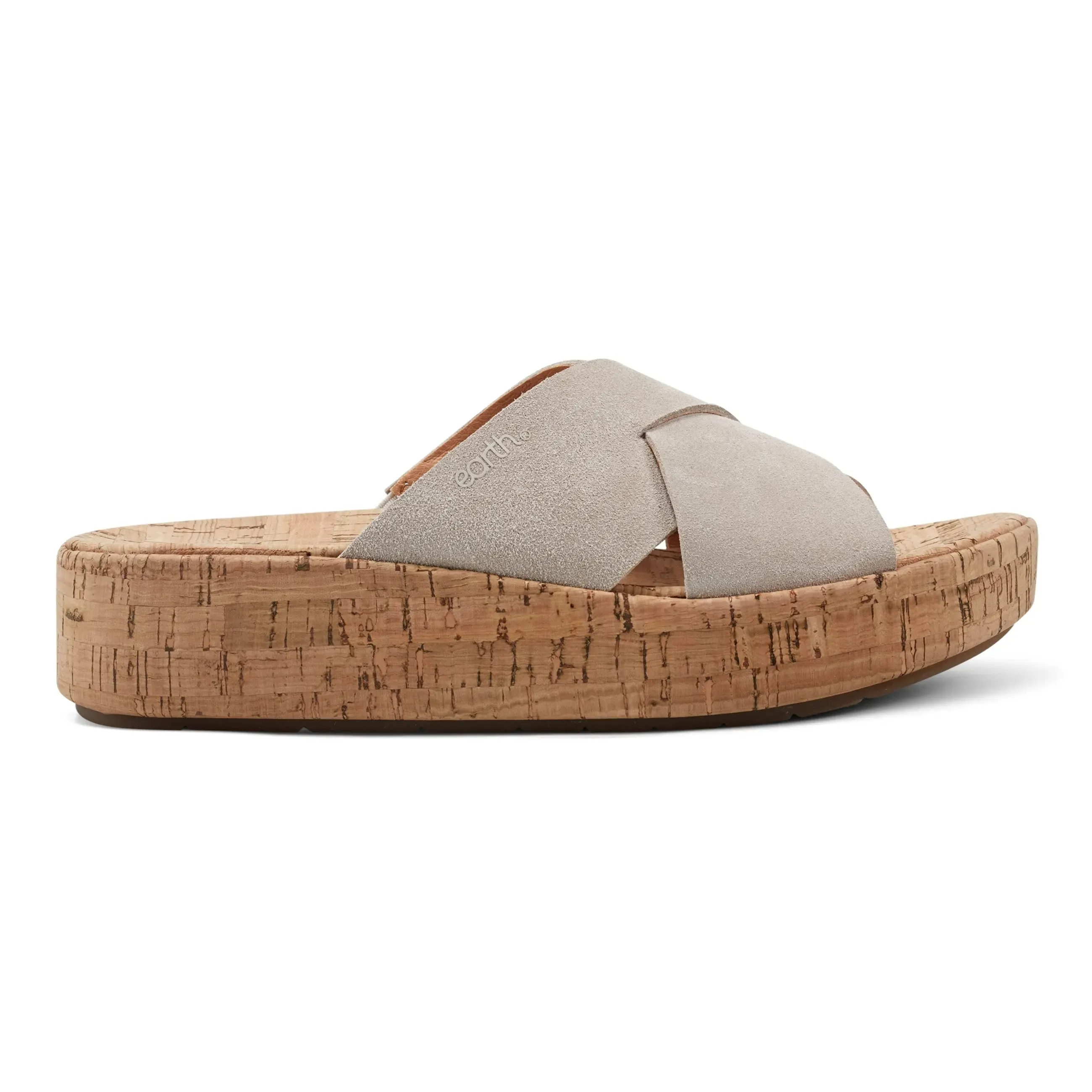 Scout Bequeme Slip-On Keilabsatz Plateausandalen