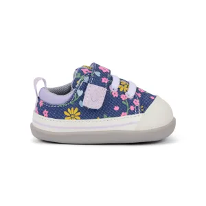See Kai Run Kleinkind-Stevie Mini Blau Denim/Blumenmuster