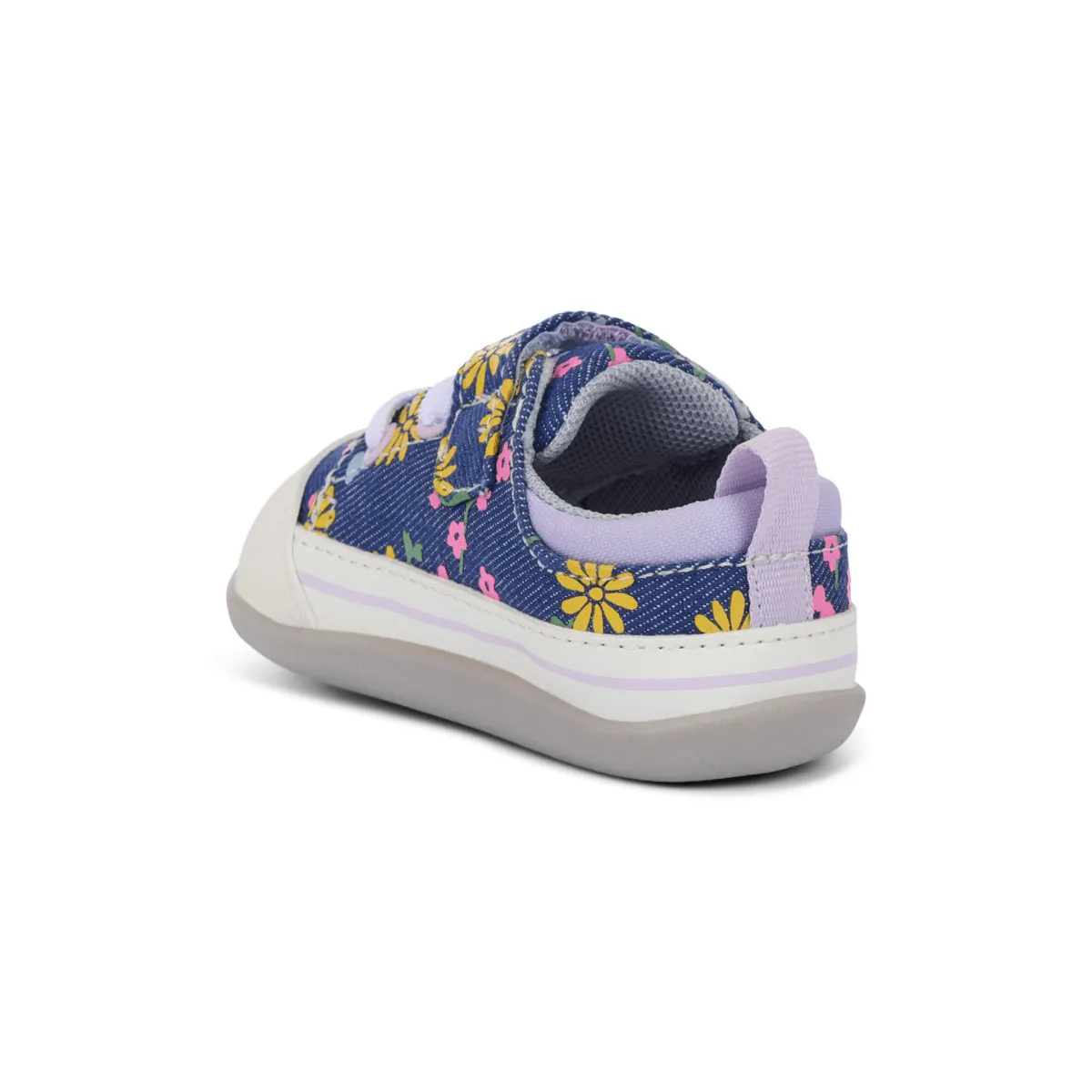 See Kai Run Kleinkind-Stevie Mini Blau Denim/Blumenmuster