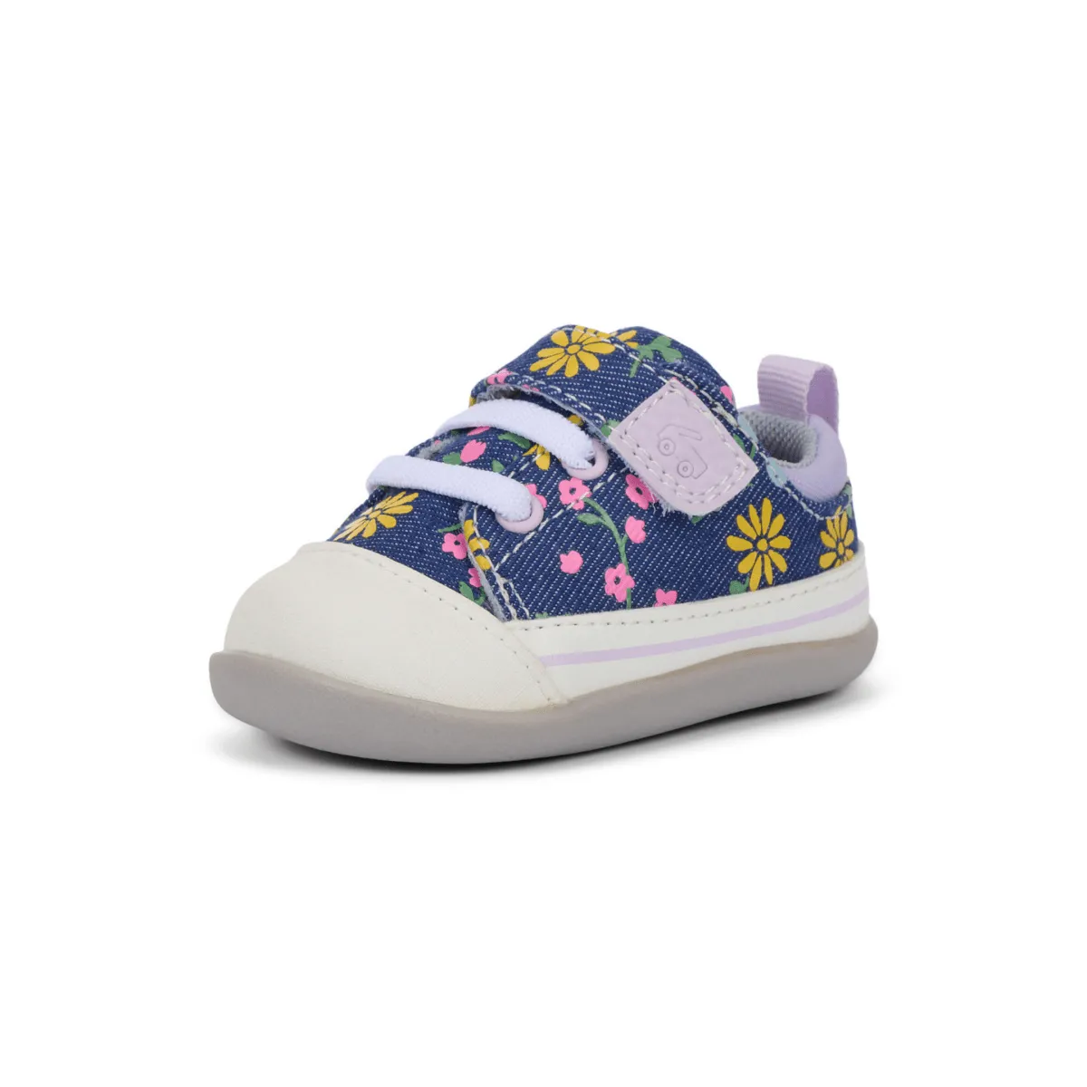 See Kai Run Kleinkind-Stevie Mini Blau Denim/Blumenmuster