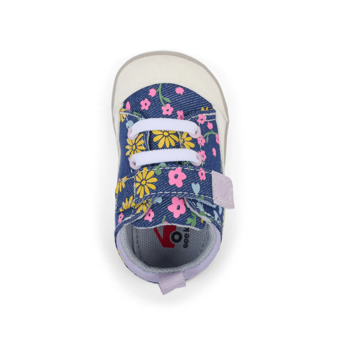 See Kai Run Kleinkind-Stevie Mini Blau Denim/Blumenmuster