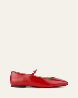 SERENITY CASUAL FLATS SALSA LEDER