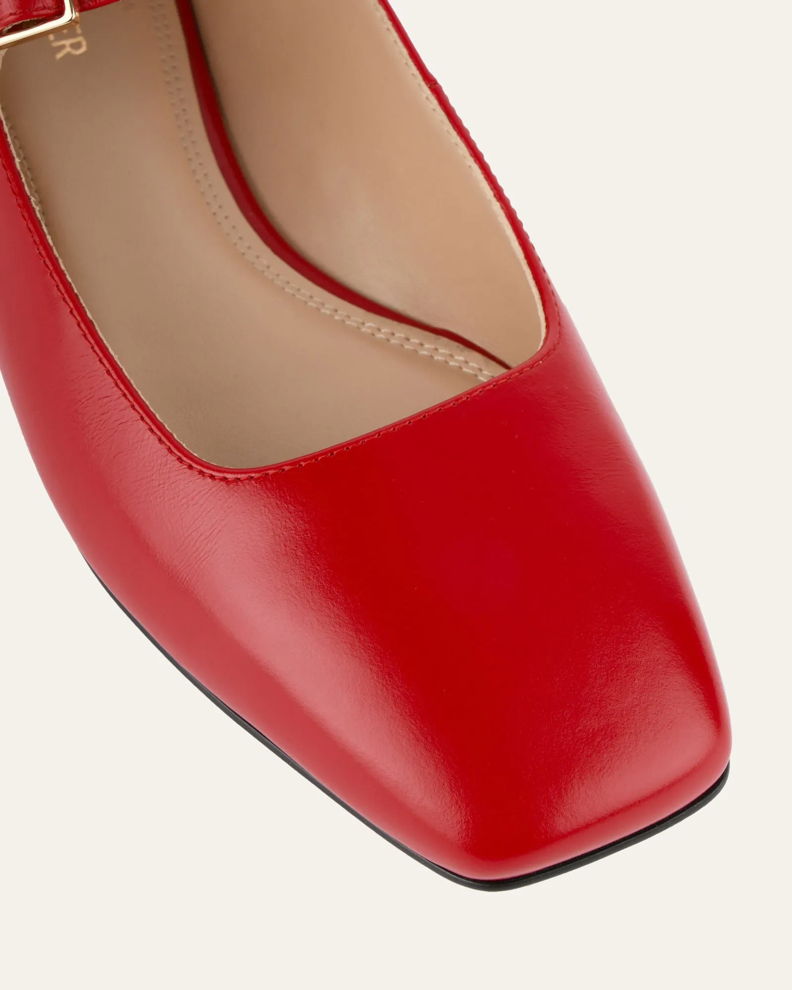 SERENITY CASUAL FLATS SALSA LEDER