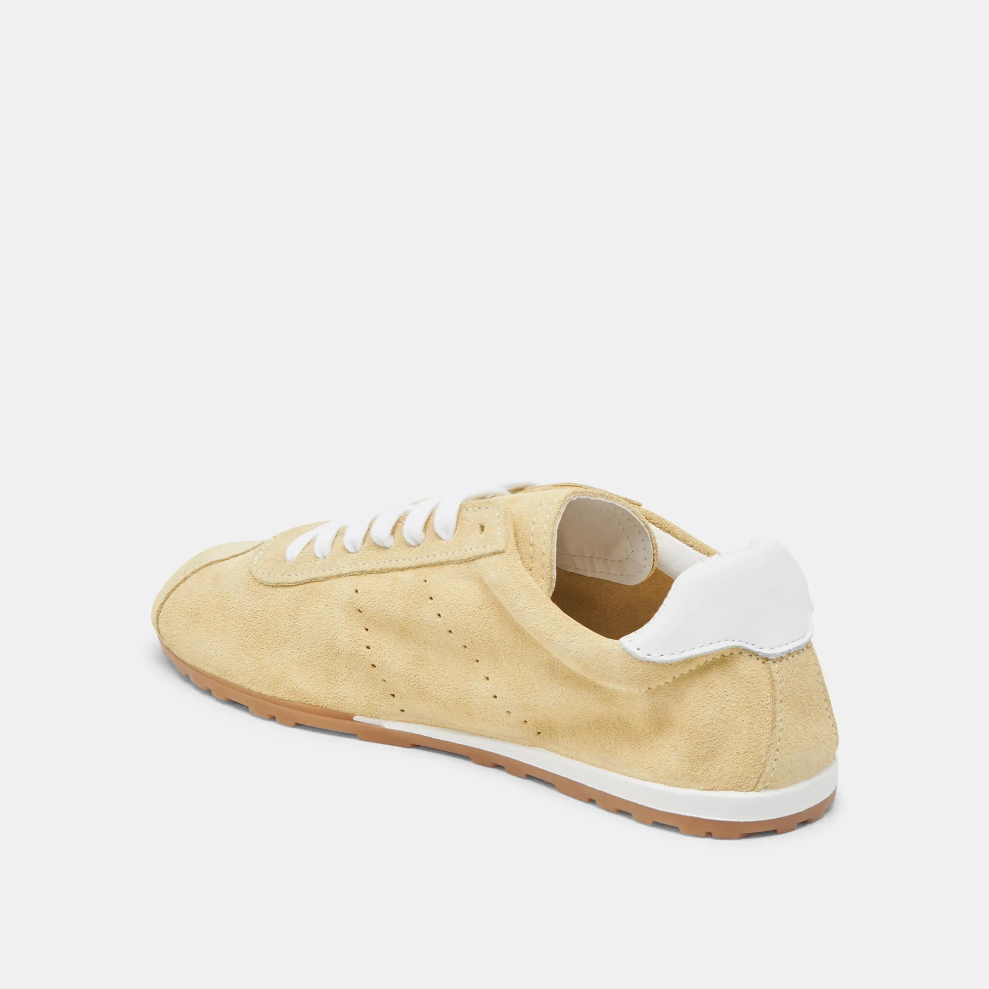 SERINA SNEAKERS GELB WILDLEDER