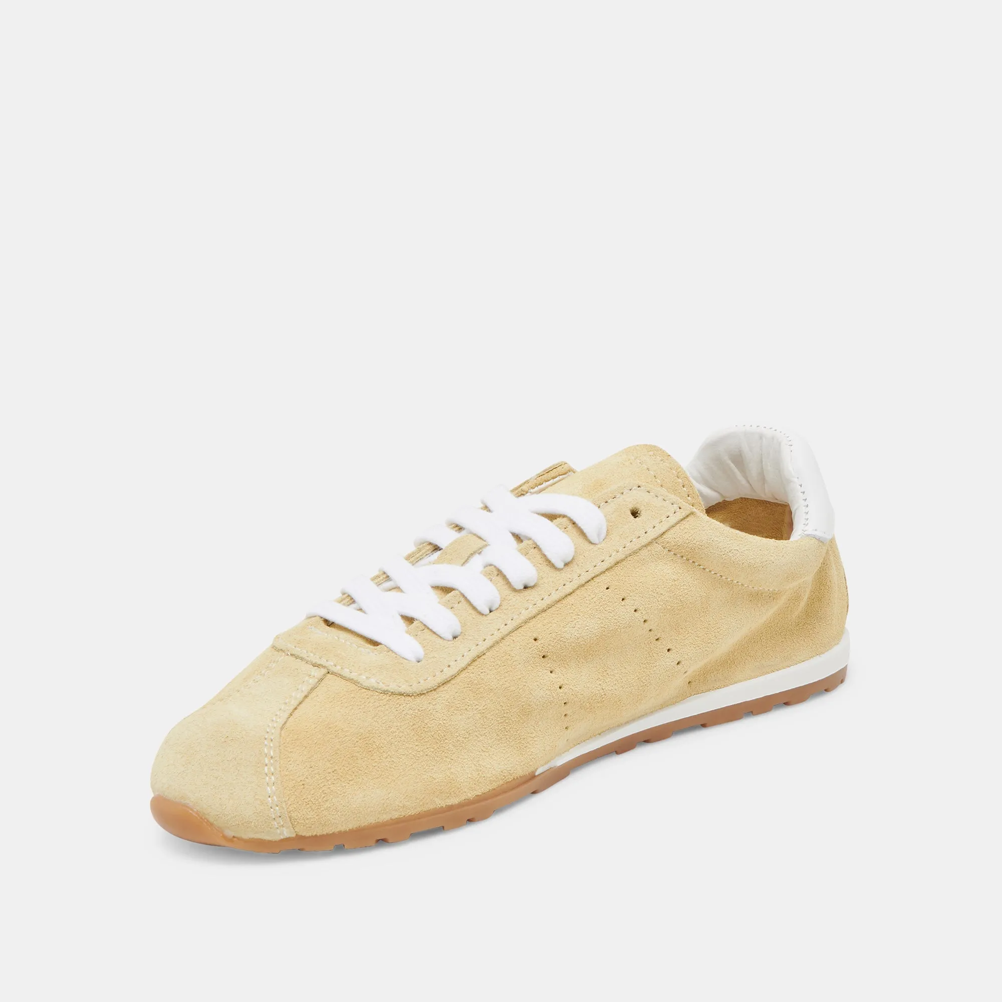 SERINA SNEAKERS GELB WILDLEDER