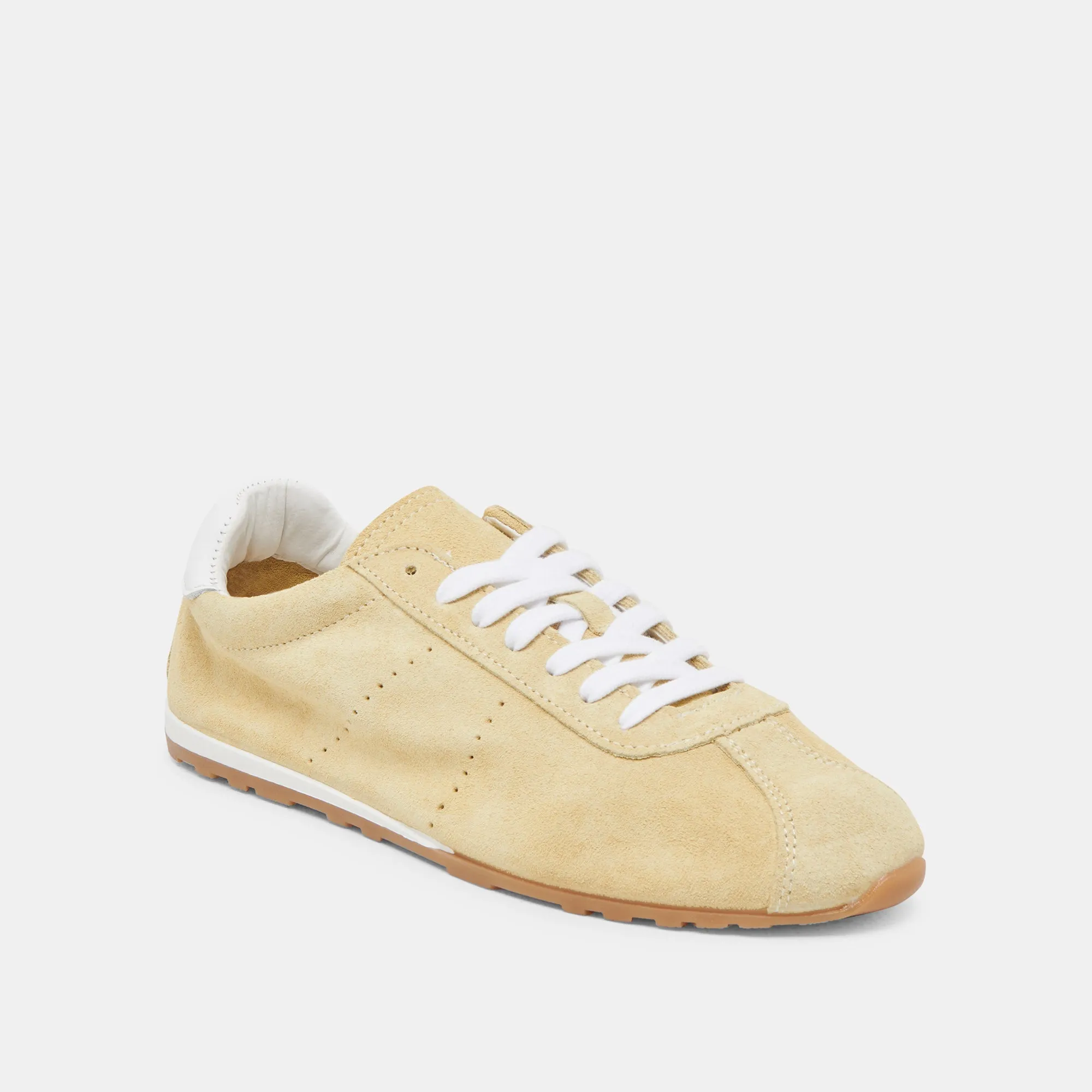 SERINA SNEAKERS GELB WILDLEDER