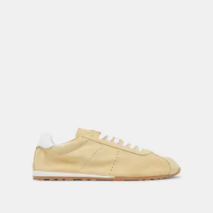 SERINA SNEAKERS GELB WILDLEDER