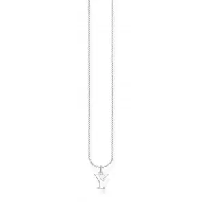 Silbernes Y-Buchstaben Halskette KE2034-001-21-L45v Thomas Sabo Halsketten