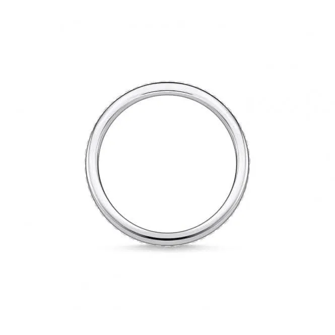 Silberfarbener Zirkonia Pave Doppelring TR2316-051-14 Thomas Sabo Ringe