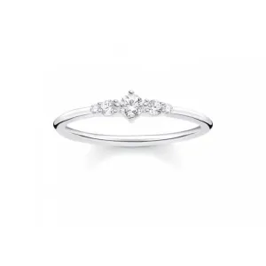 Silberfarbener Zirkonia Vintage Stapelring TR2324-051-14 Thomas Sabo Ringe