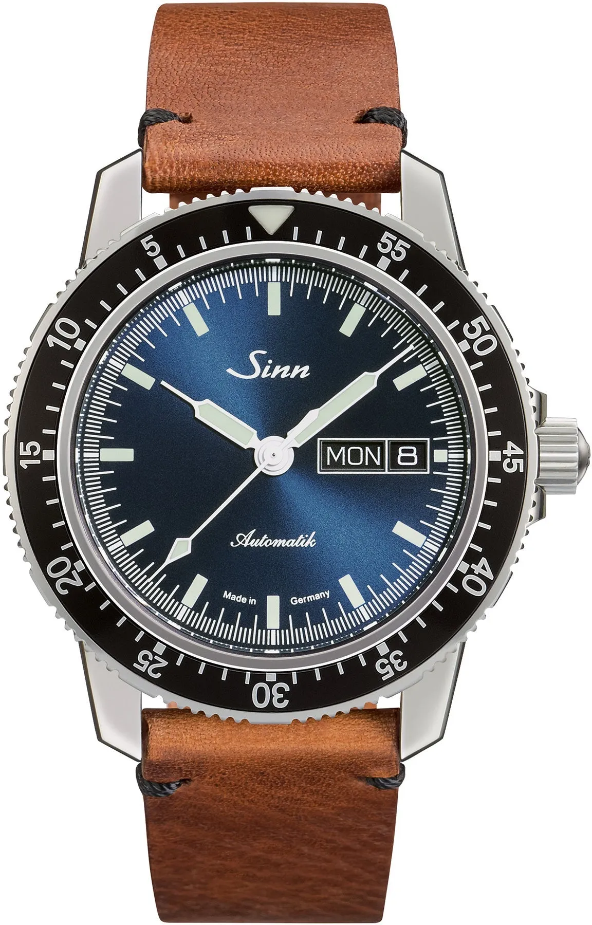 Sinn Uhren Sinn 104 St Sa I B Vintage Braun Lederarmbanduhr