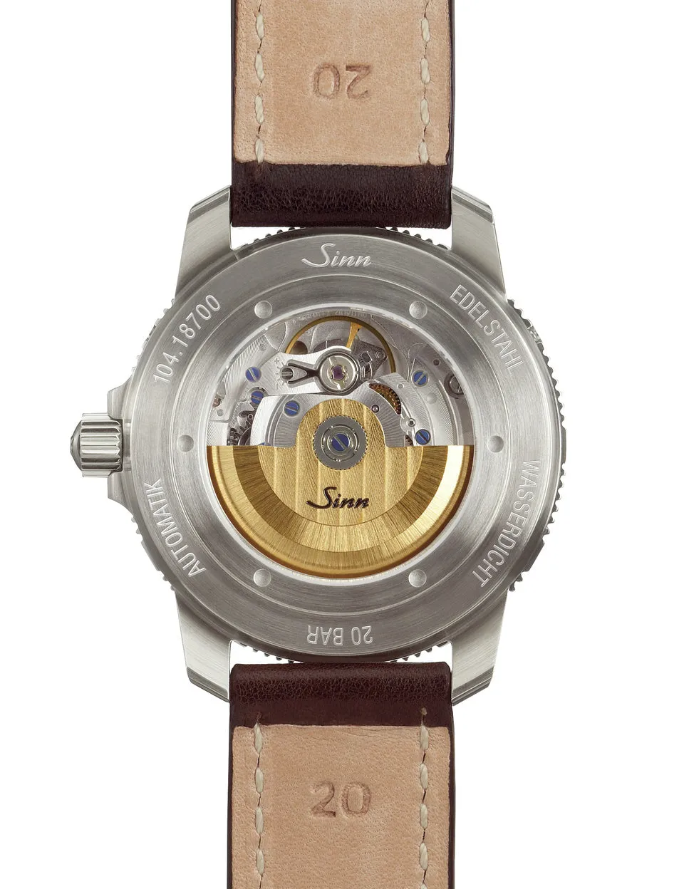 Sinn Uhren Sinn 104 St Sa I Vintage Lederarmbanduhr