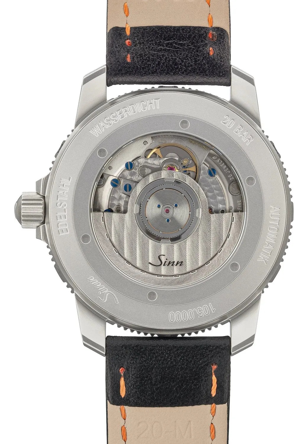 Sinn Uhren Sinn 105 St Sa UTC Lederarmbanduhr